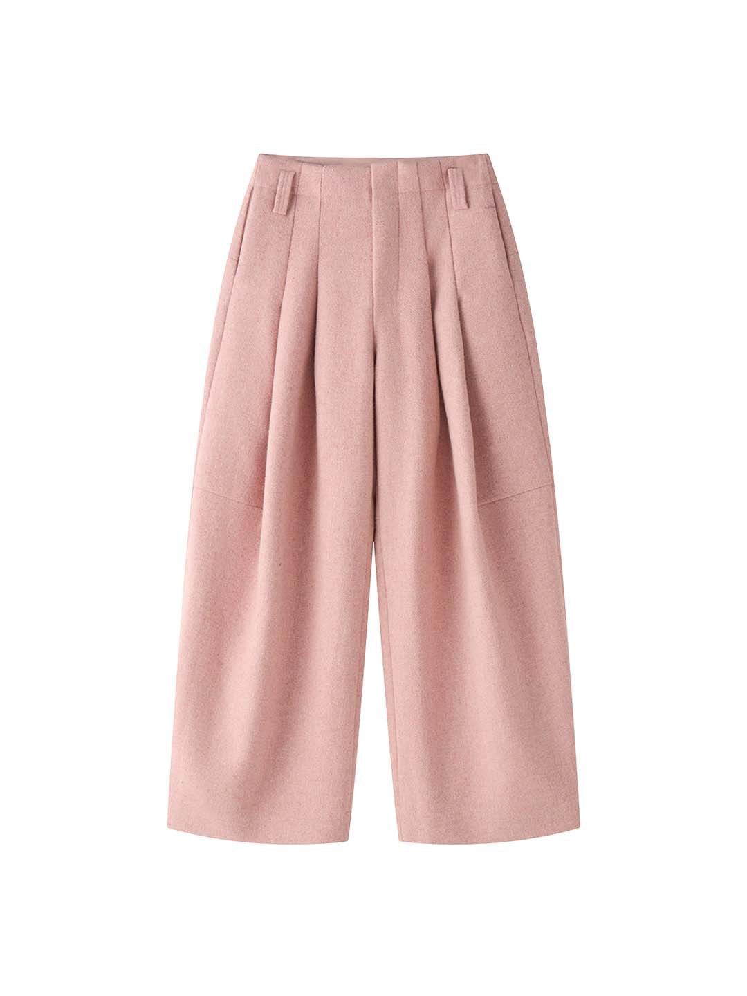 Architectural Wool Wide Pants