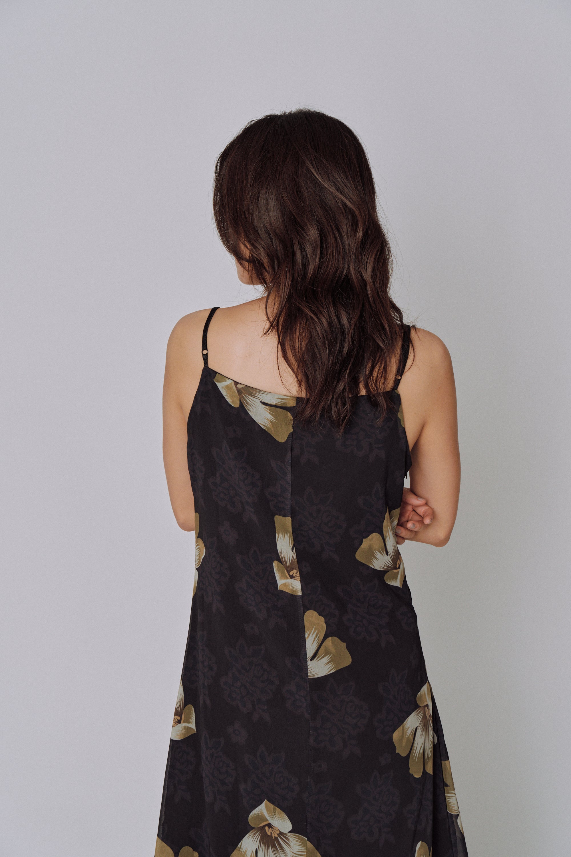 Moon Petal Slip Dress