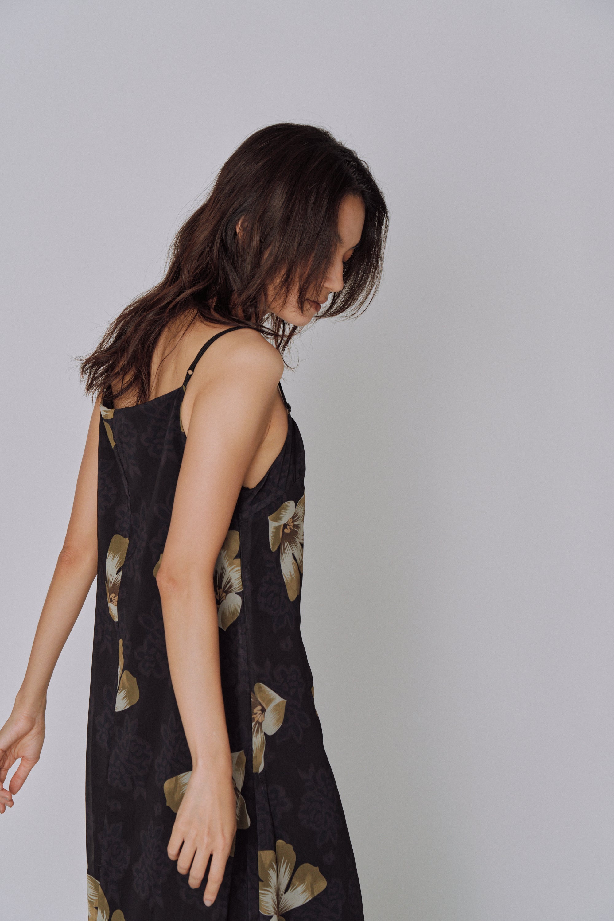 Moon Petal Slip Dress