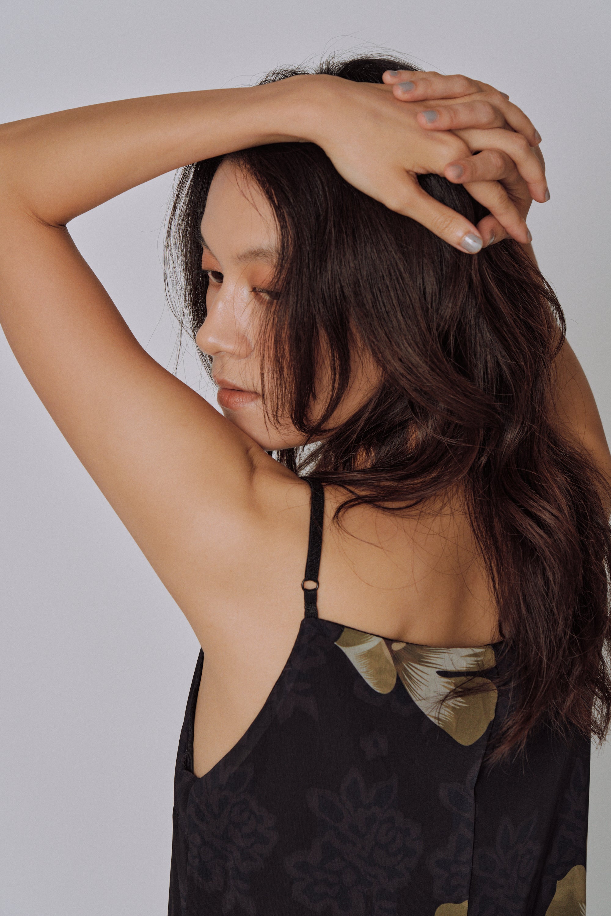 Moon Petal Slip Dress
