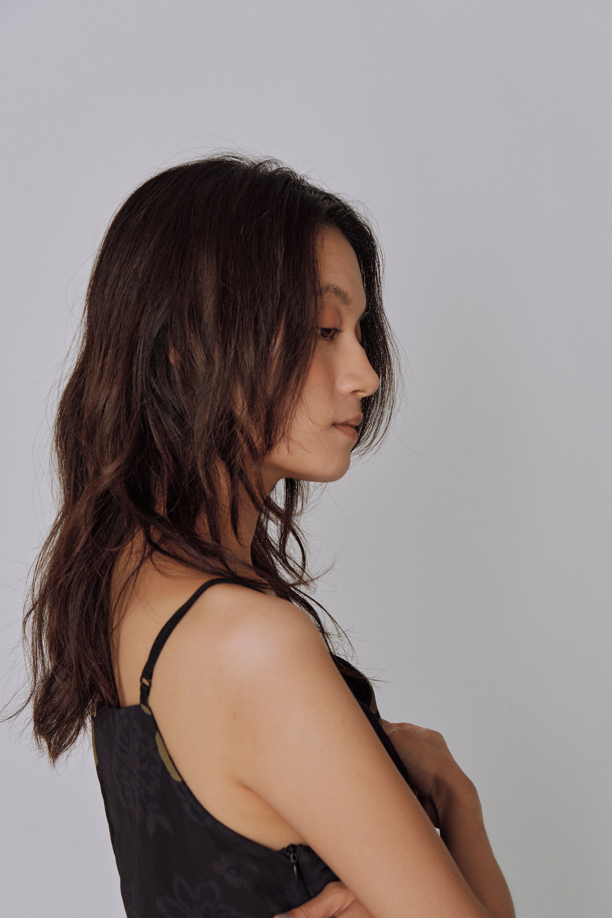 Moon Petal Slip Dress