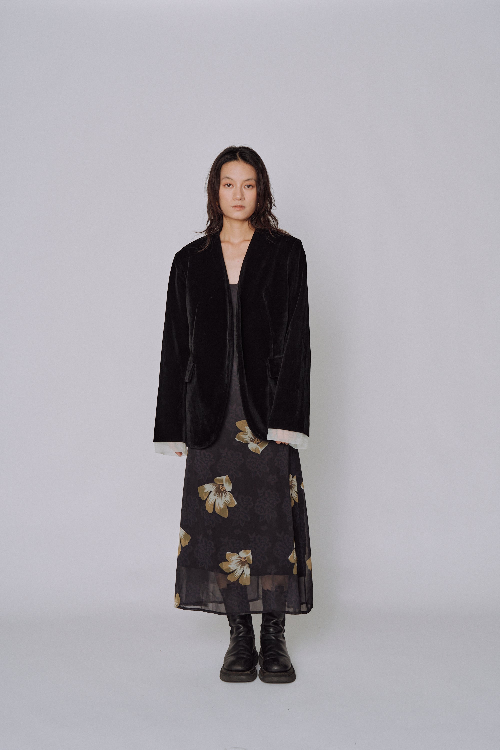 Moon Petal Slip Dress