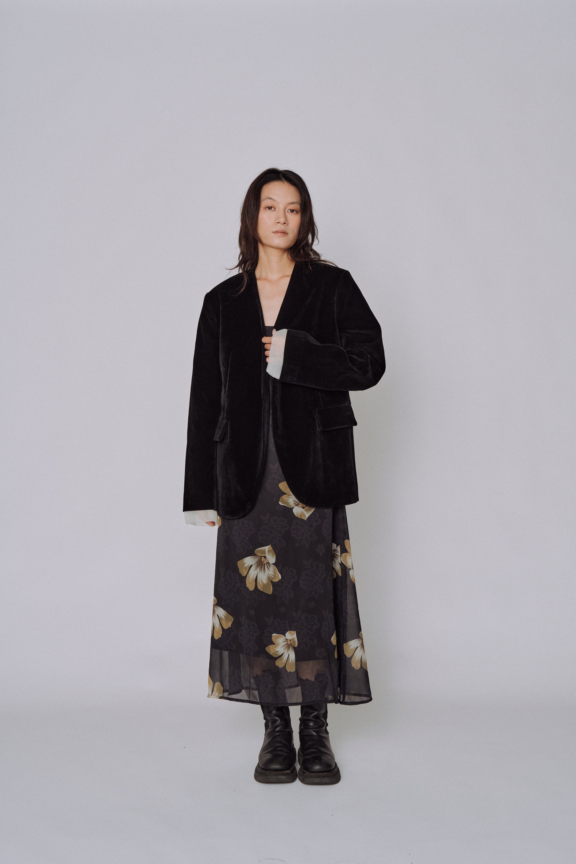 Moon Petal Slip Dress
