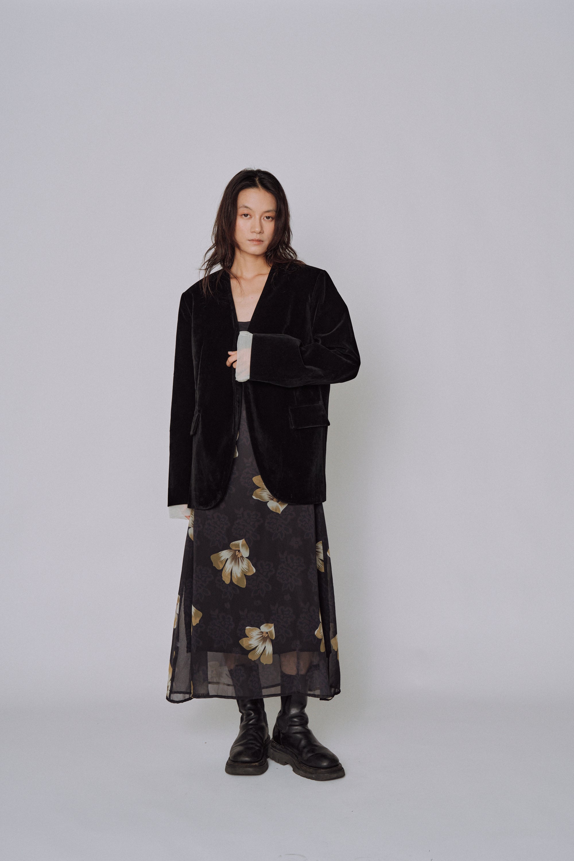 Moon Petal Slip Dress