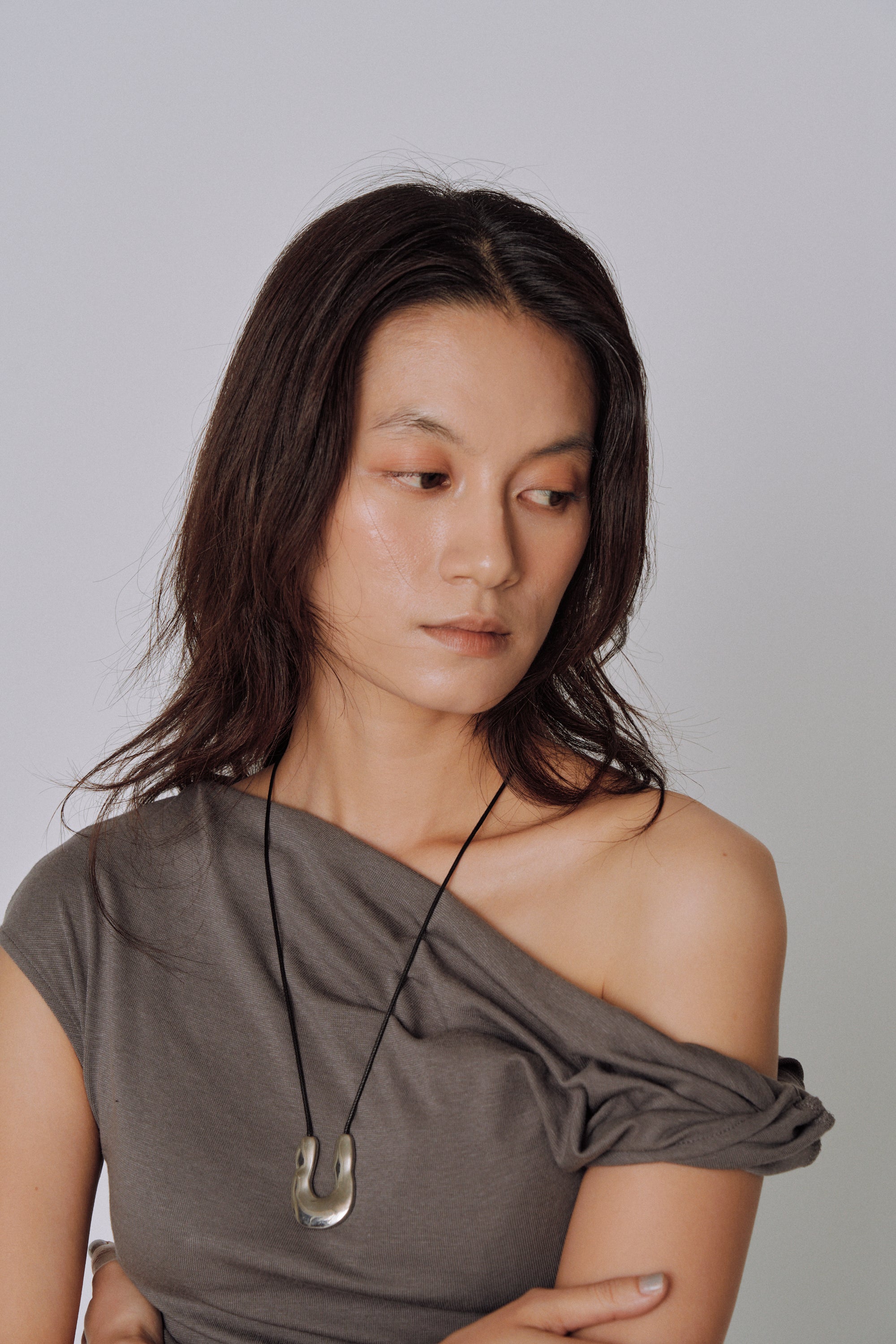 Asymmetry Drape Top