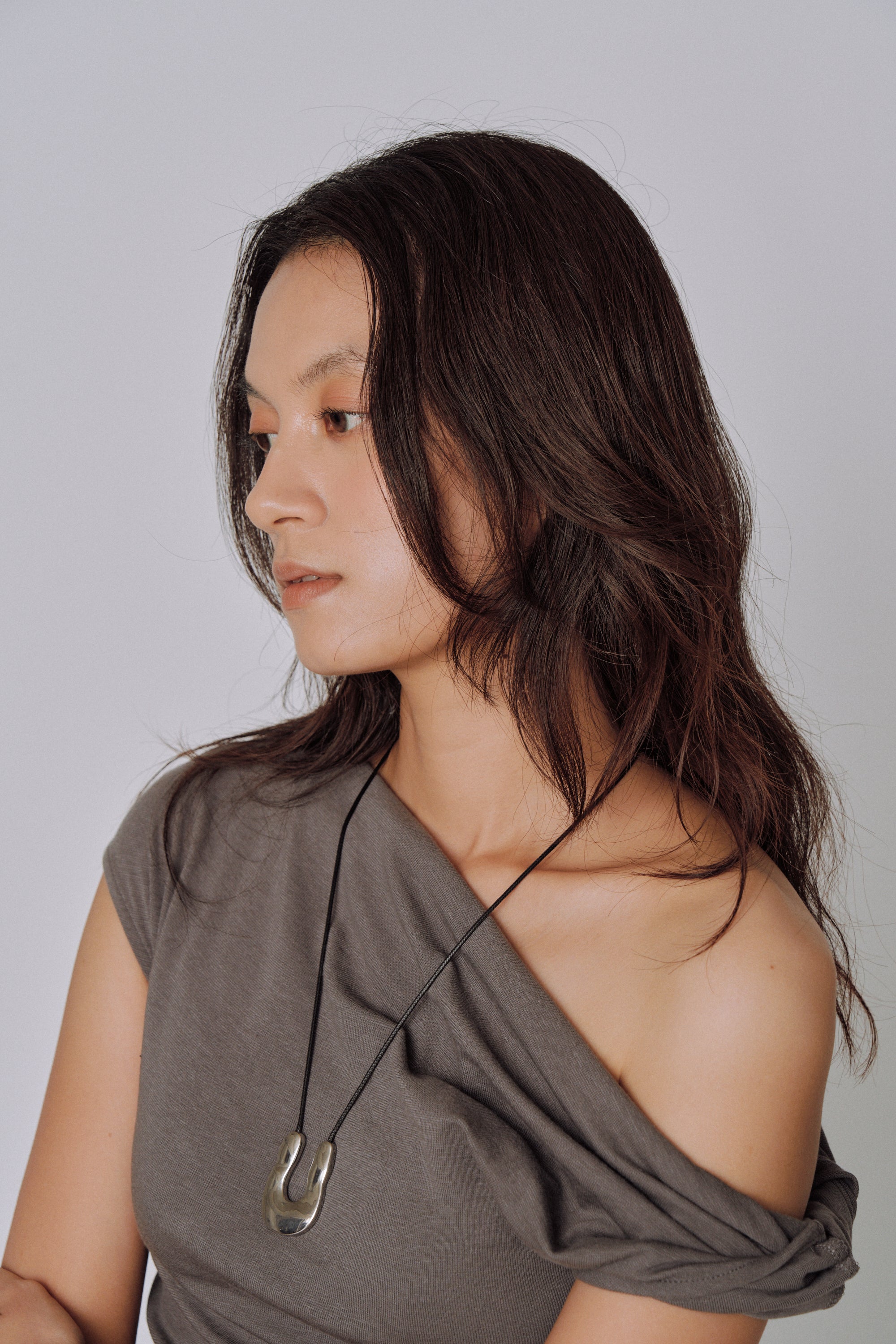 Asymmetry Drape Top