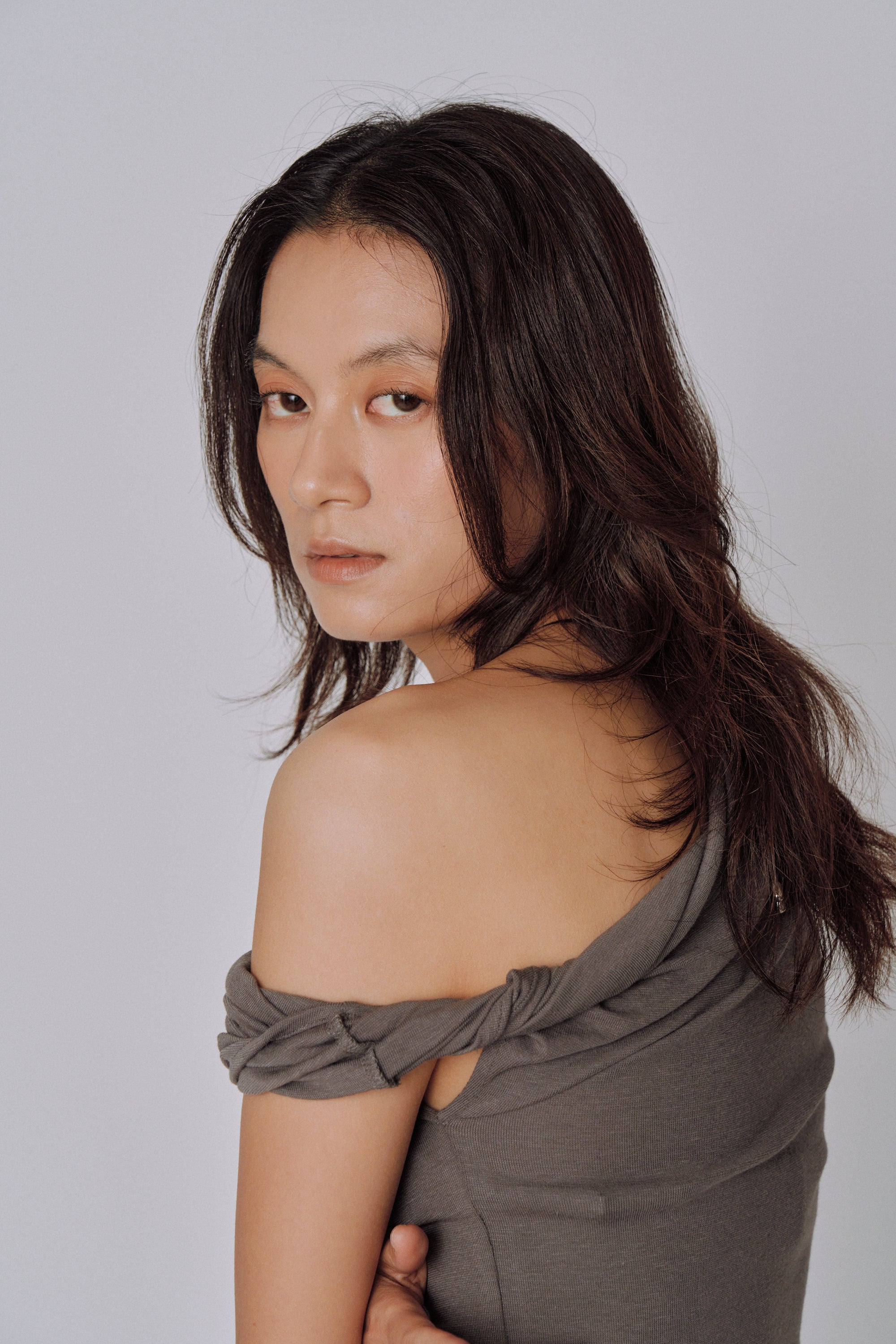 Asymmetry Drape Top