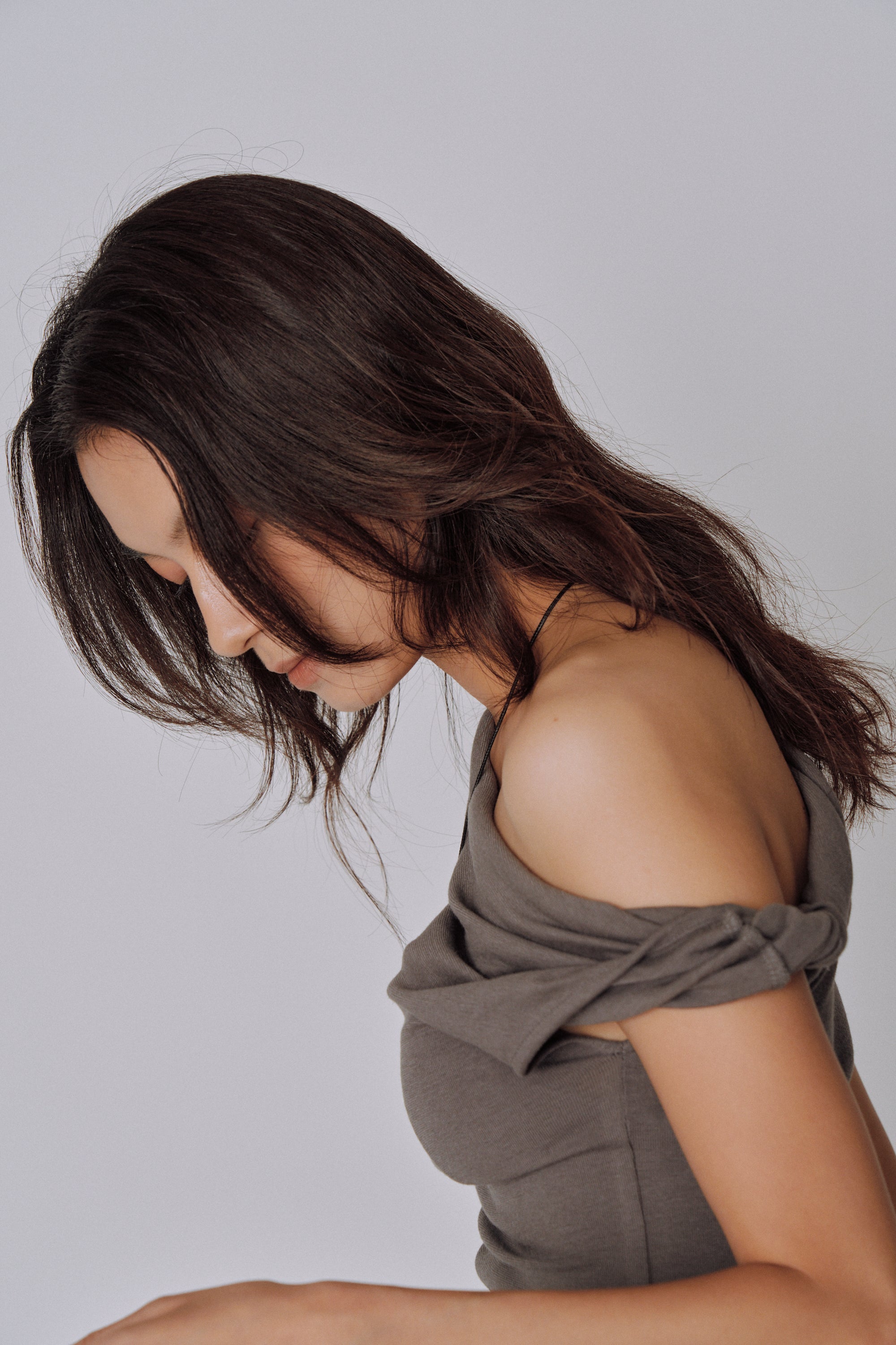 Asymmetry Drape Top