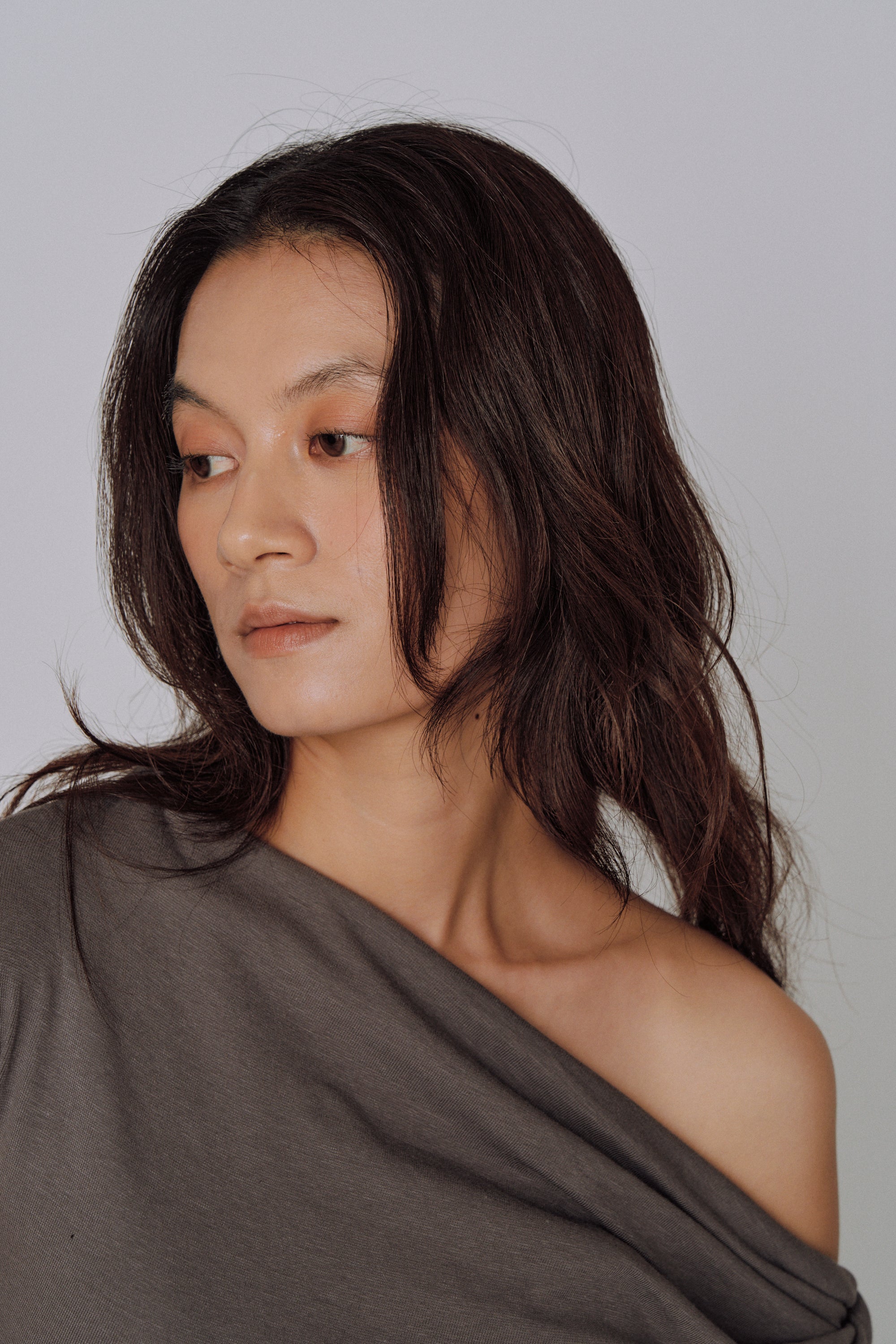 Asymmetry Drape Top