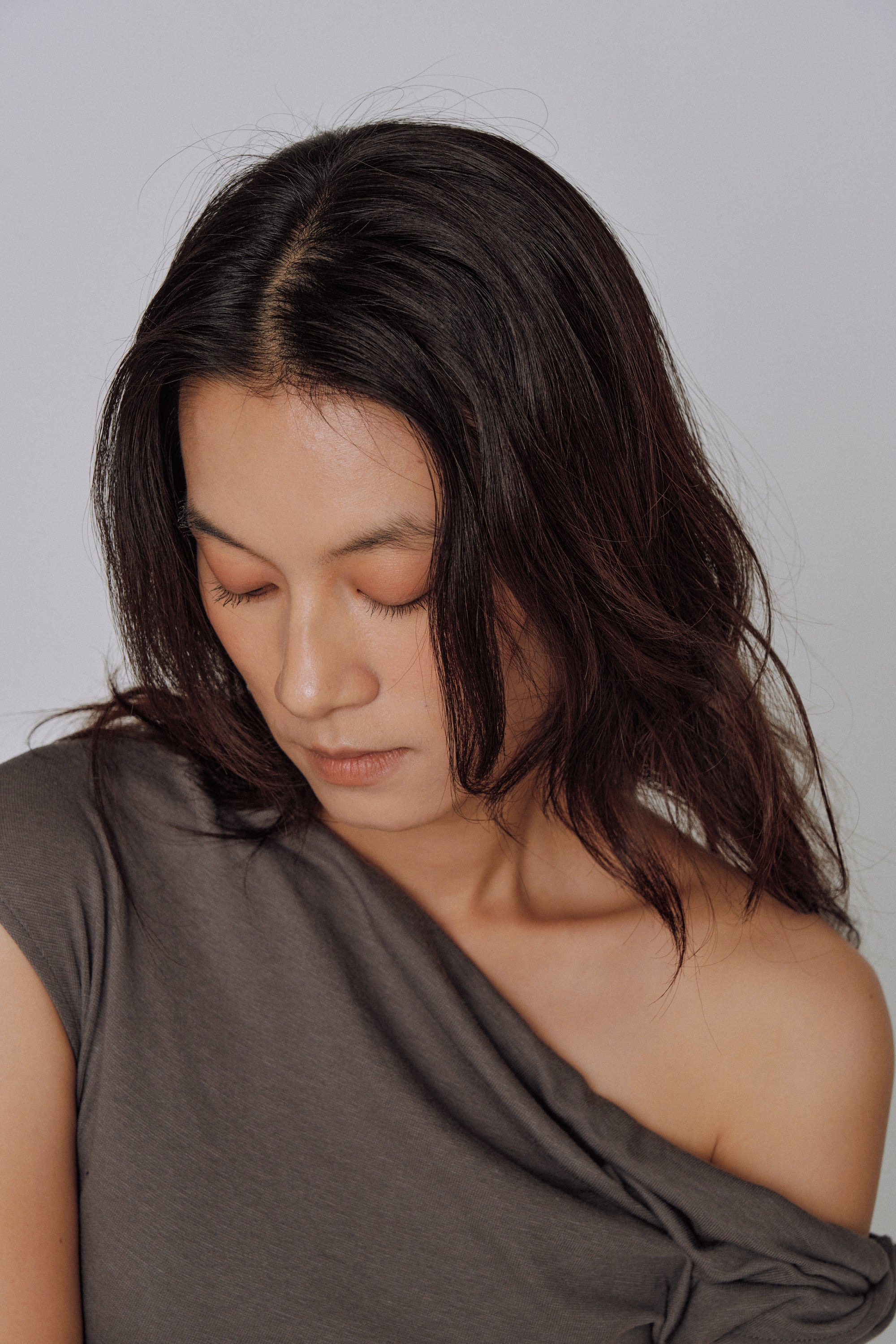Asymmetry Drape Top