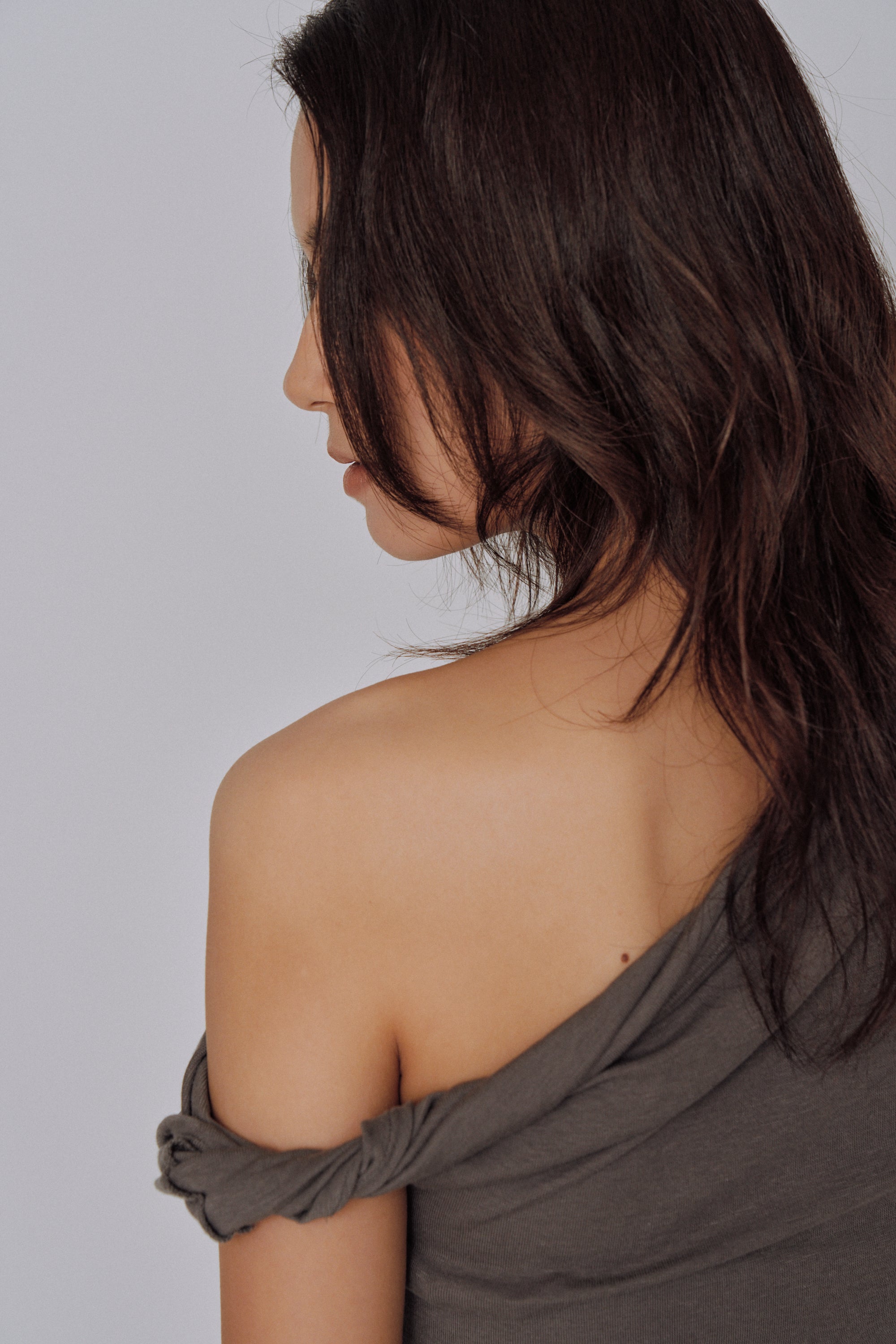 Asymmetry Drape Top