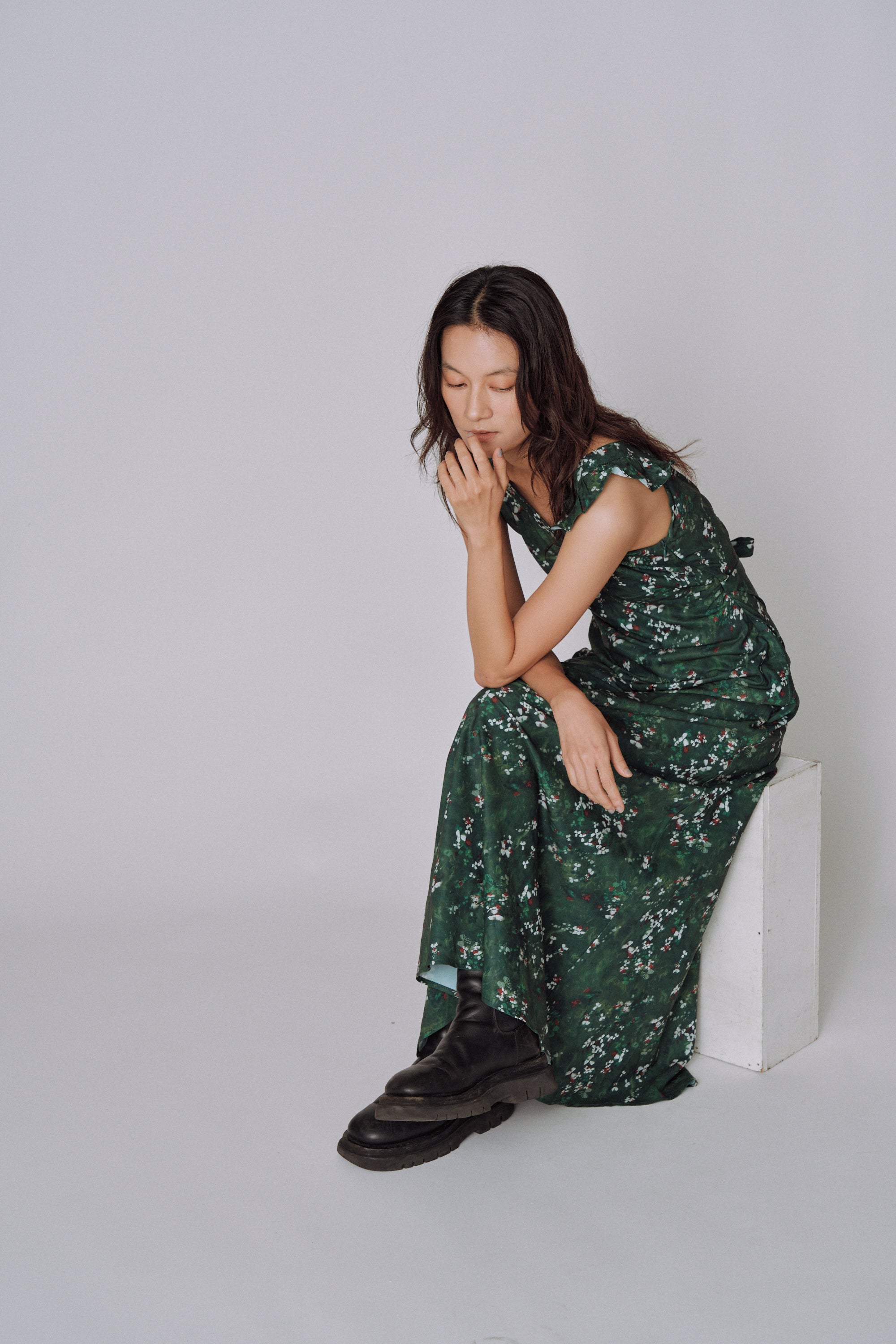 Botanical Flow Dress