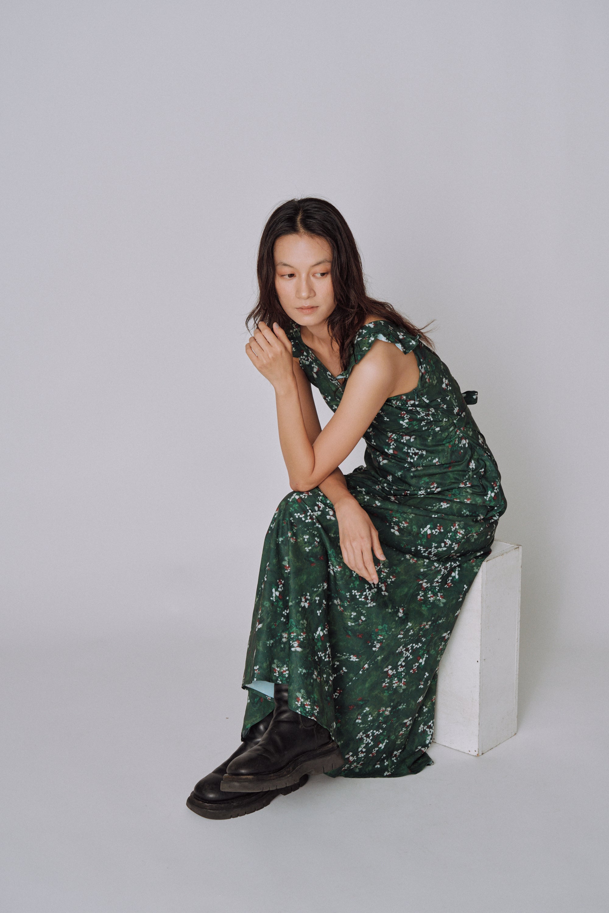 Botanical Flow Dress