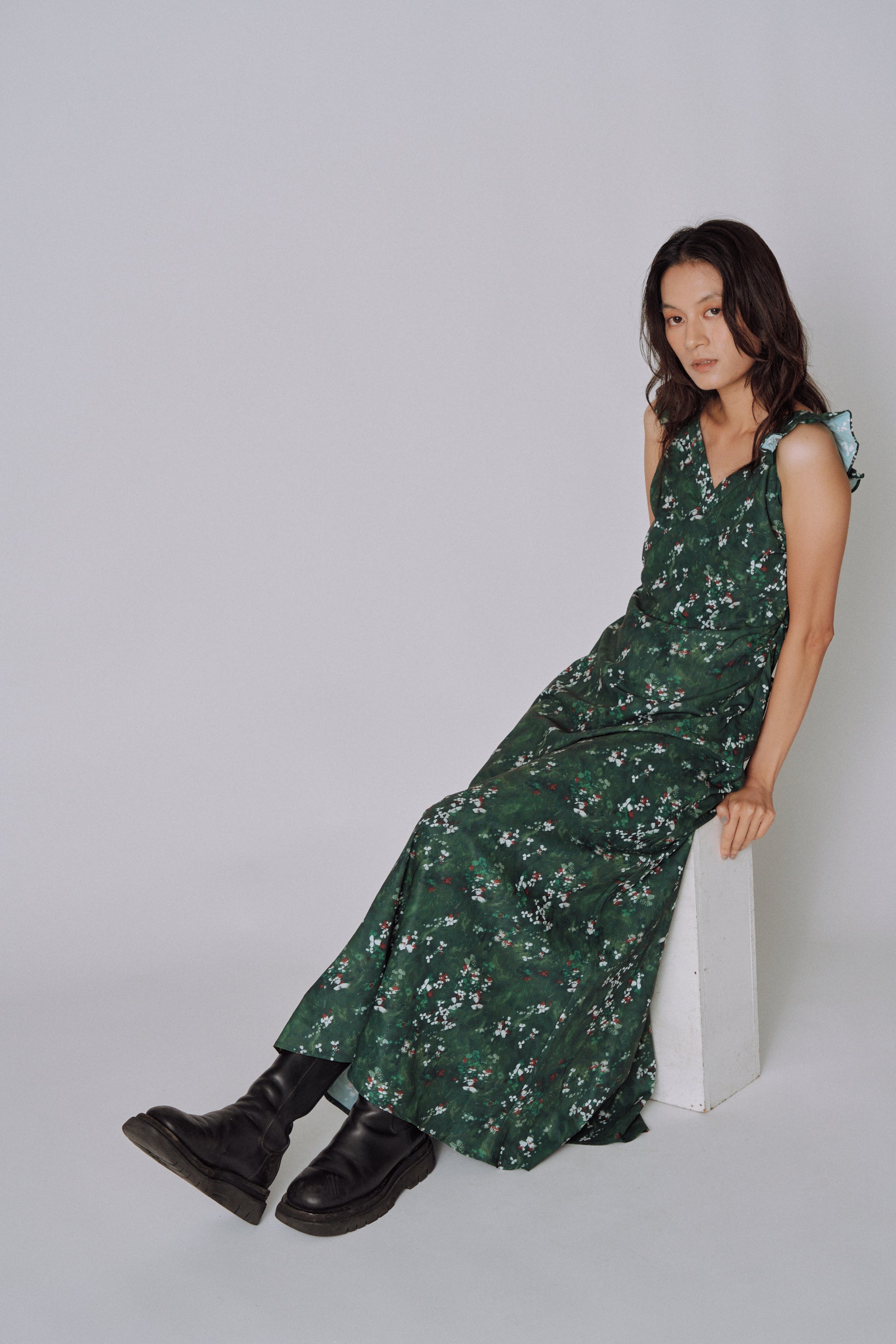 Botanical Flow Dress