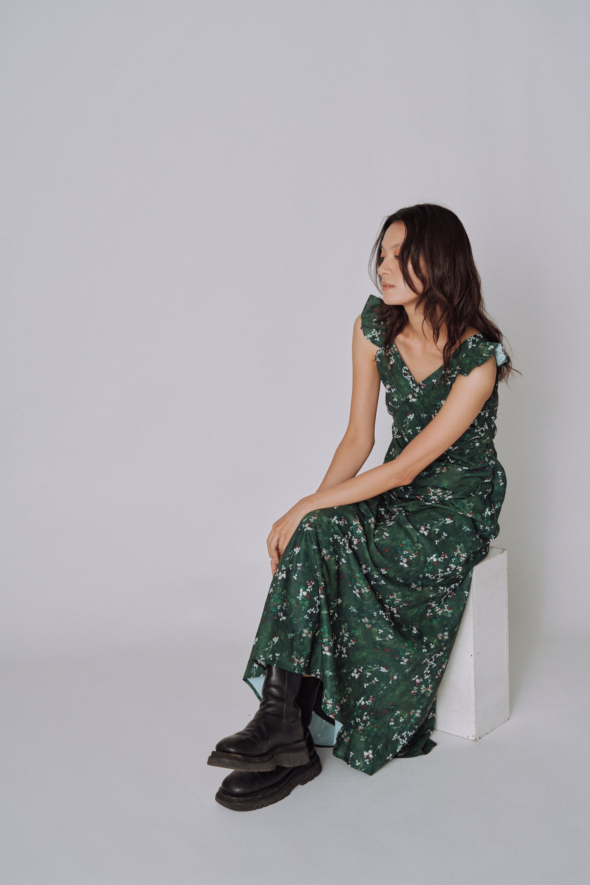 Botanical Flow Dress