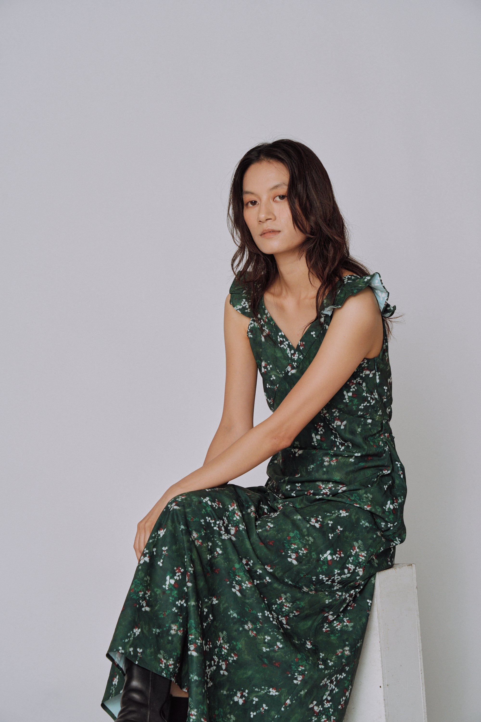 Botanical Flow Dress