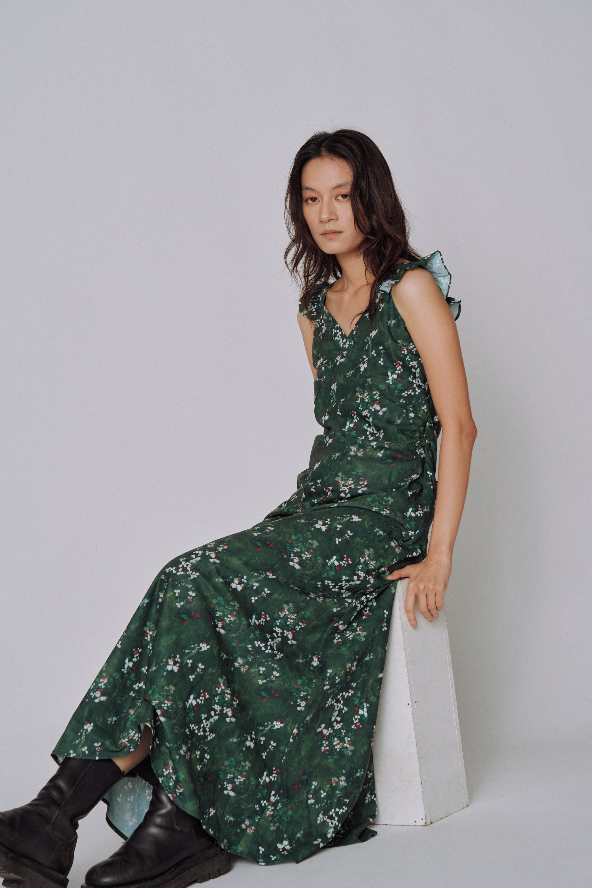 Botanical Flow Dress