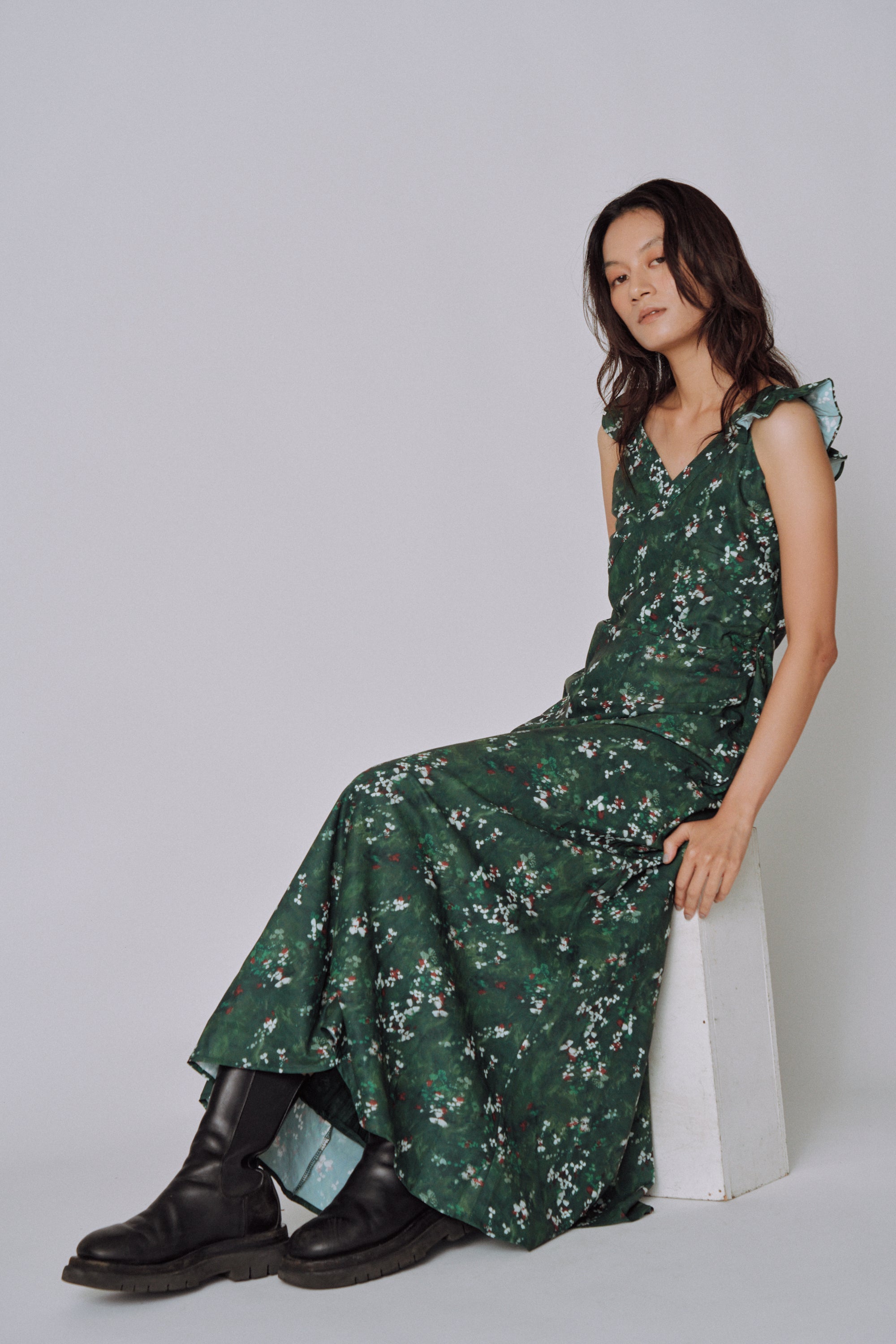 Botanical Flow Dress