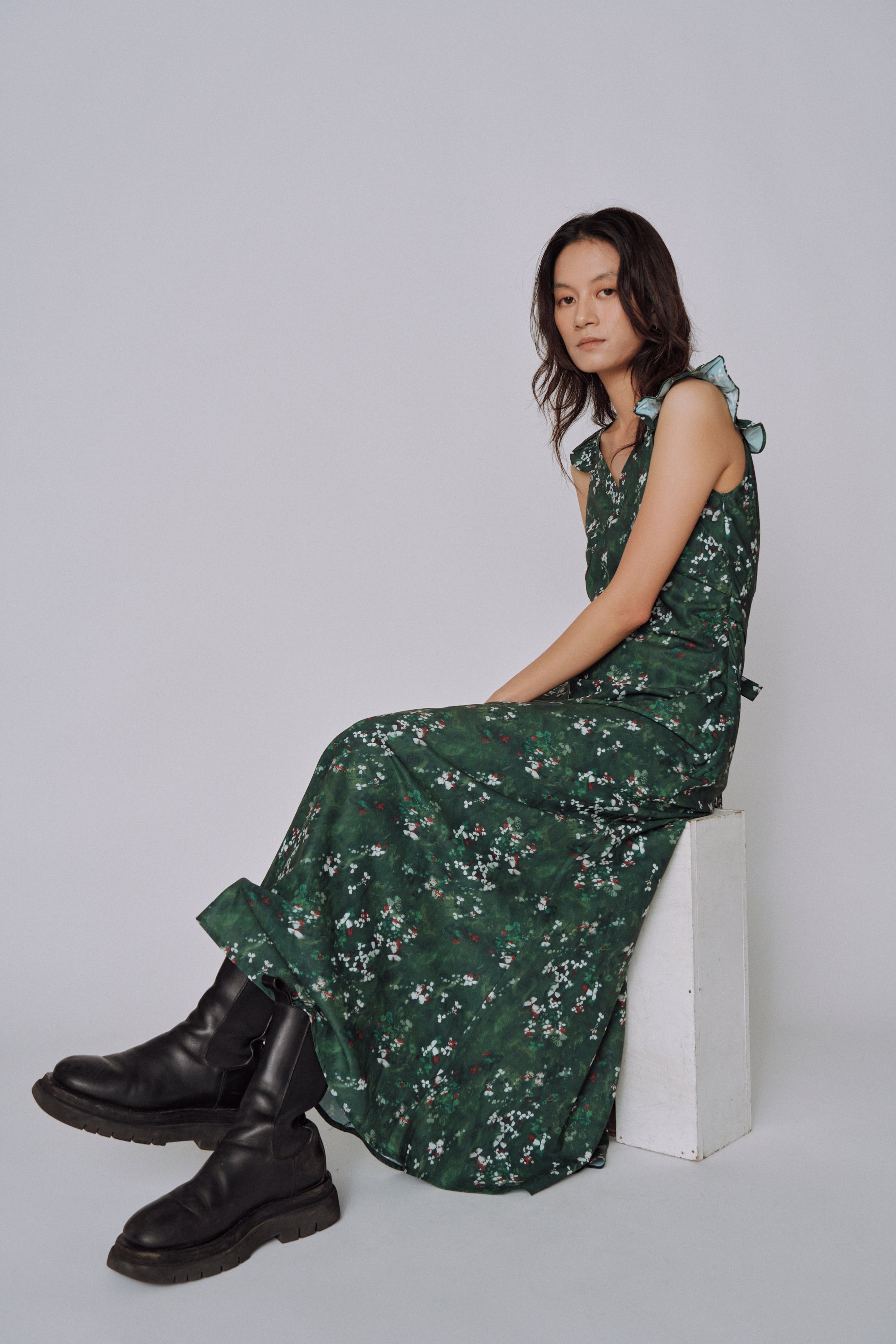 Botanical Flow Dress