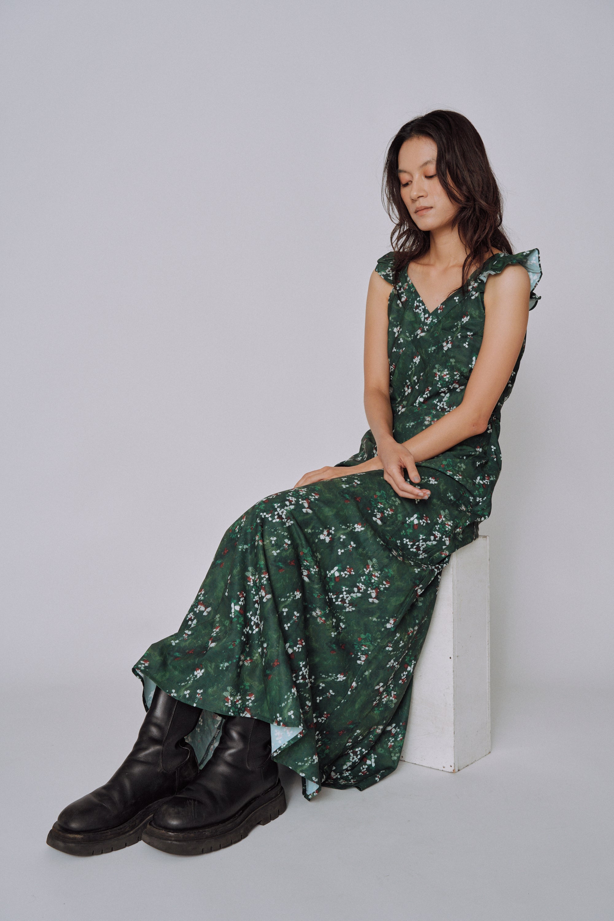 Botanical Flow Dress