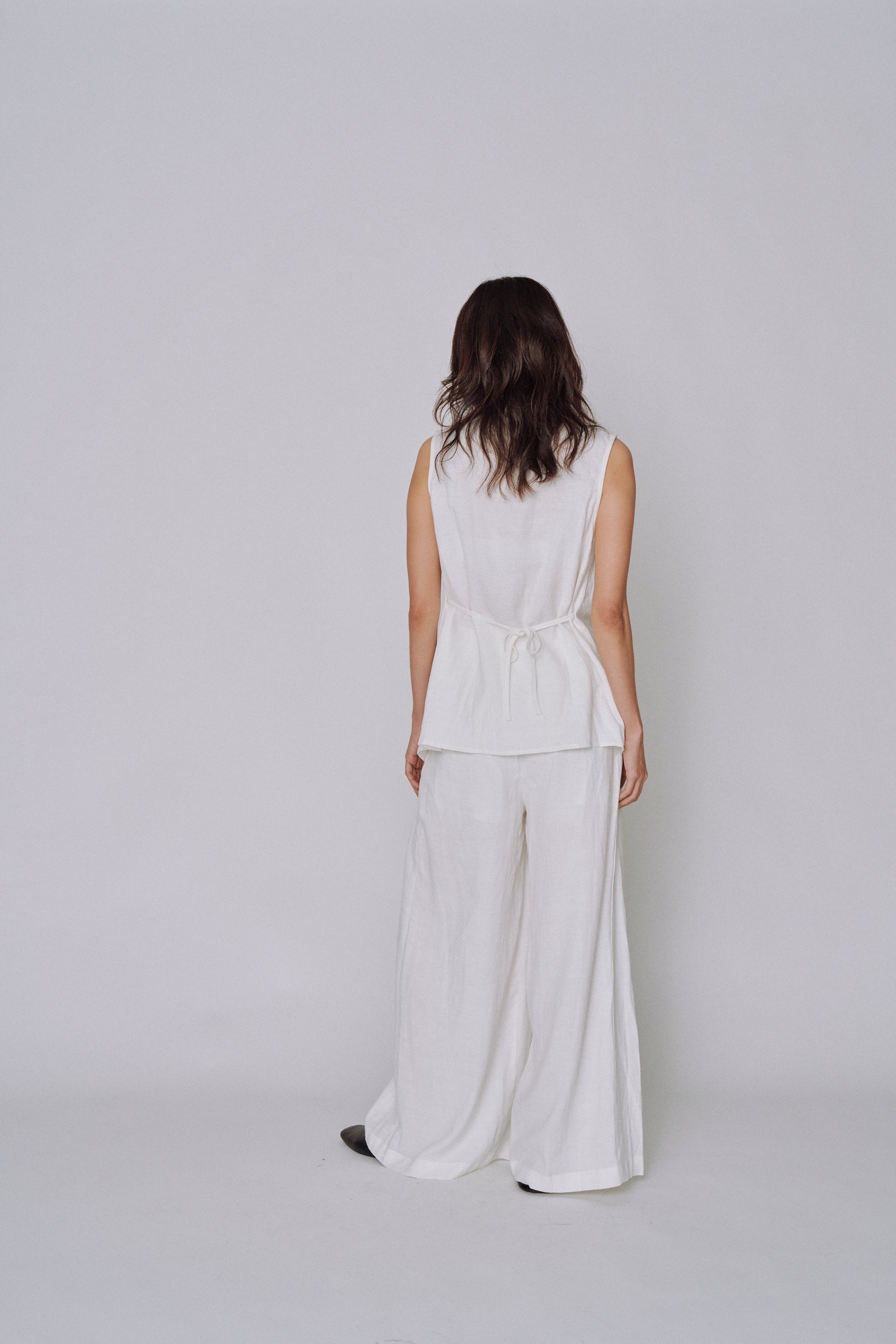 Twist Front Linen Set