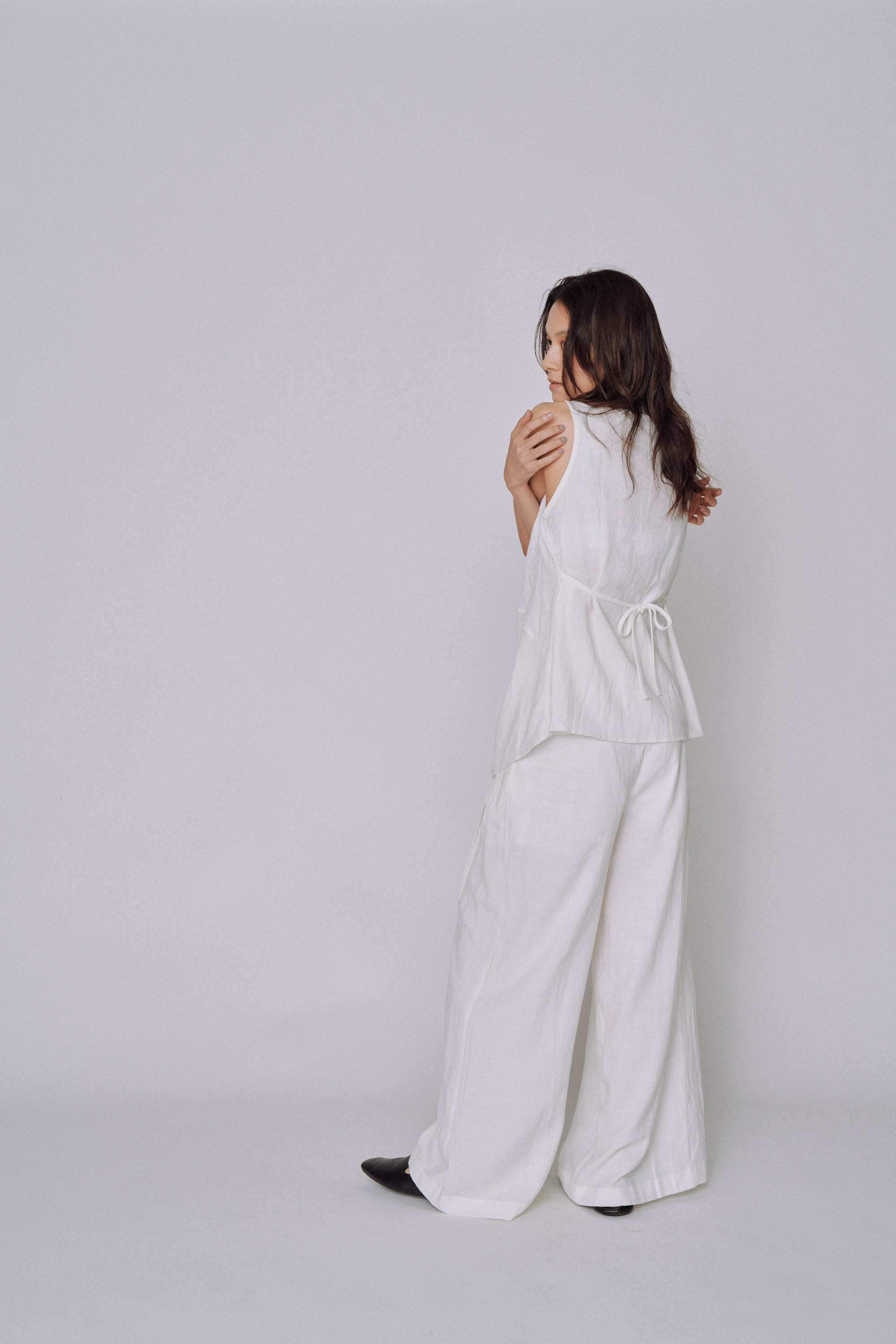 Twist Front Linen Set