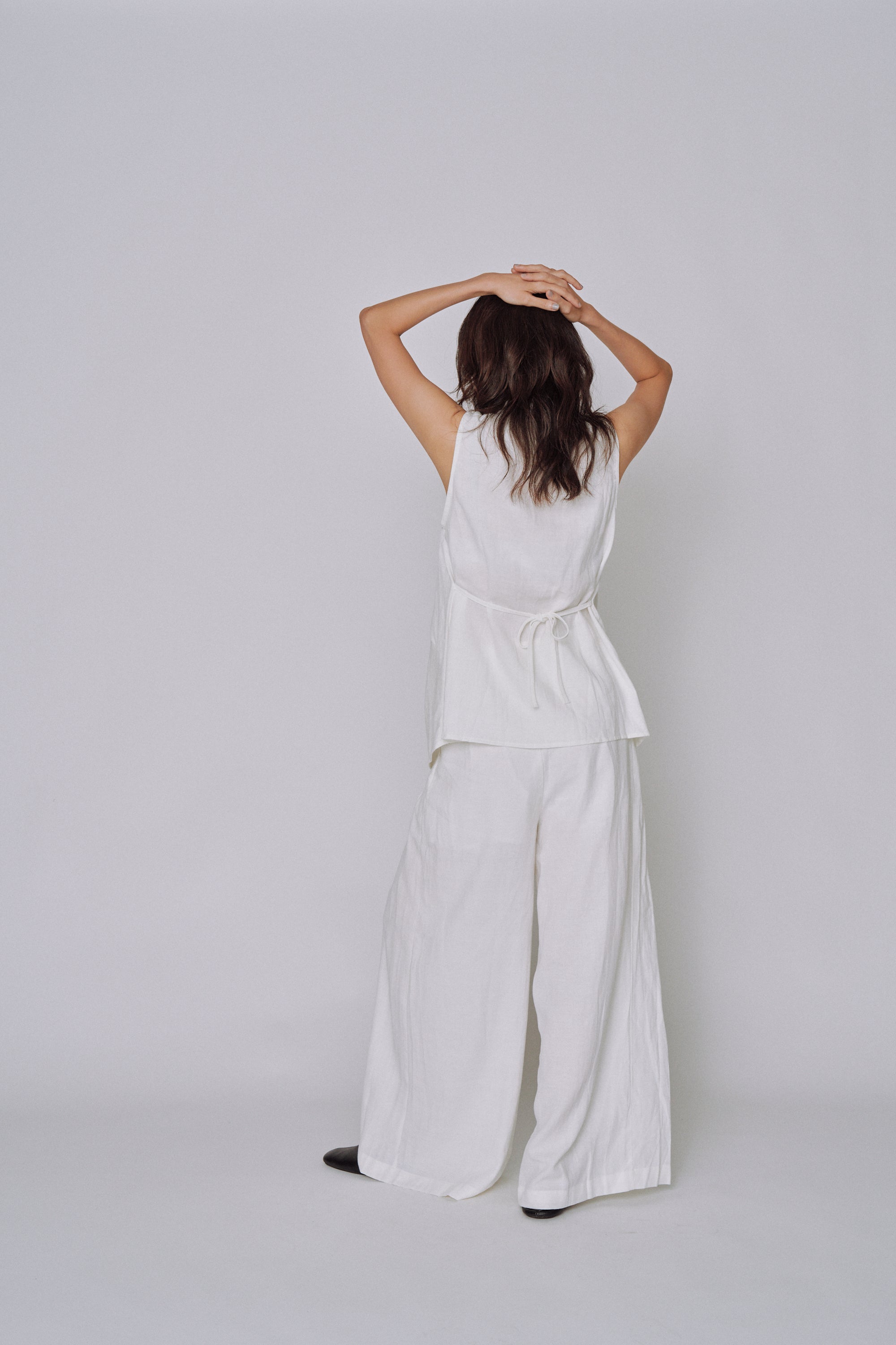 Twist Front Linen Set