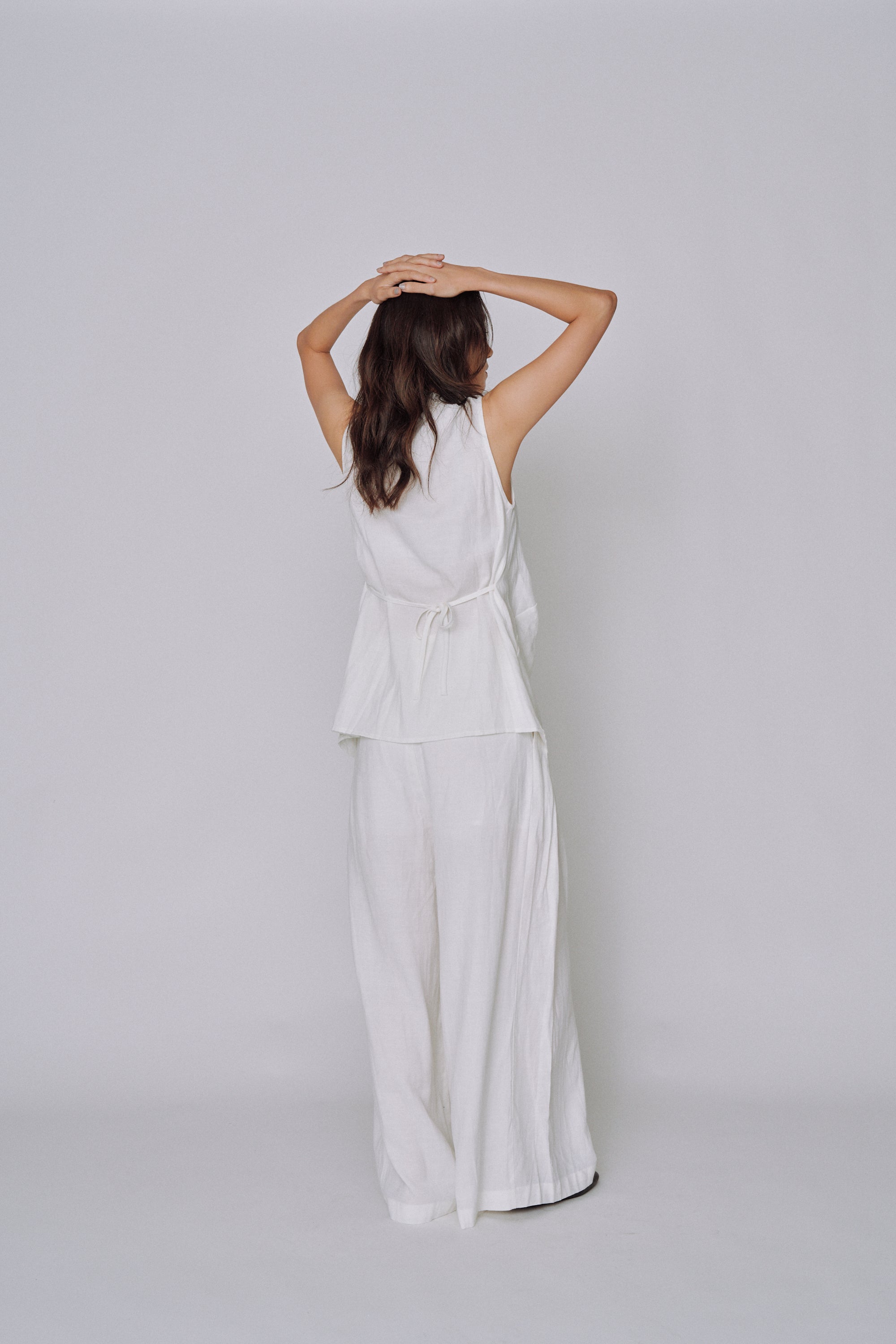Twist Front Linen Set