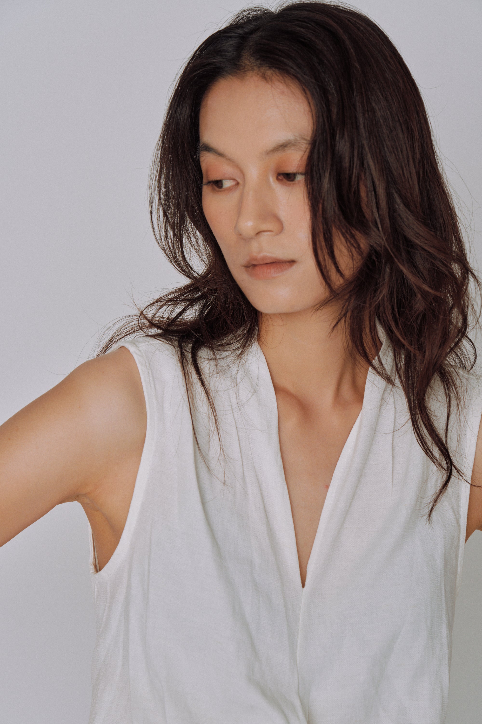 Twist Front Linen Set