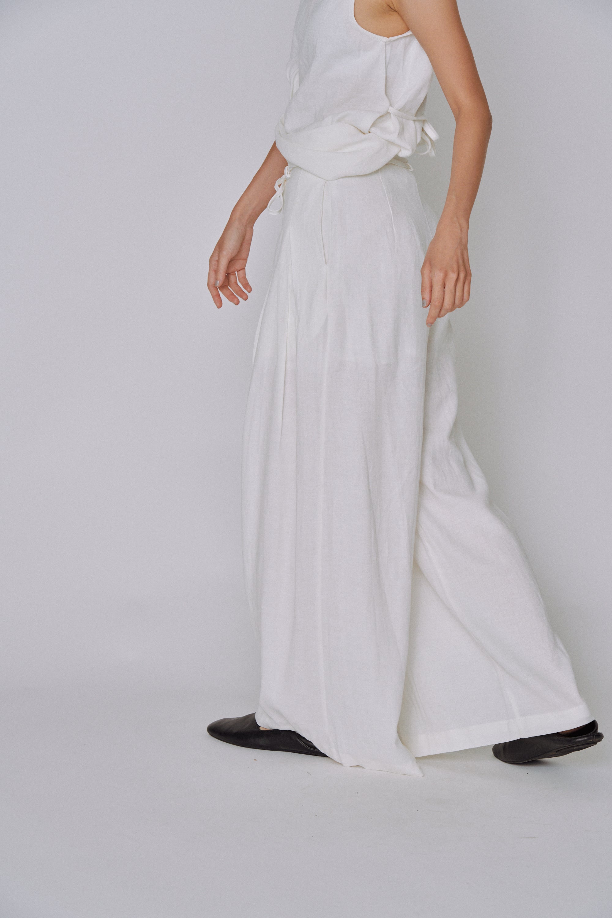Twist Front Linen Set