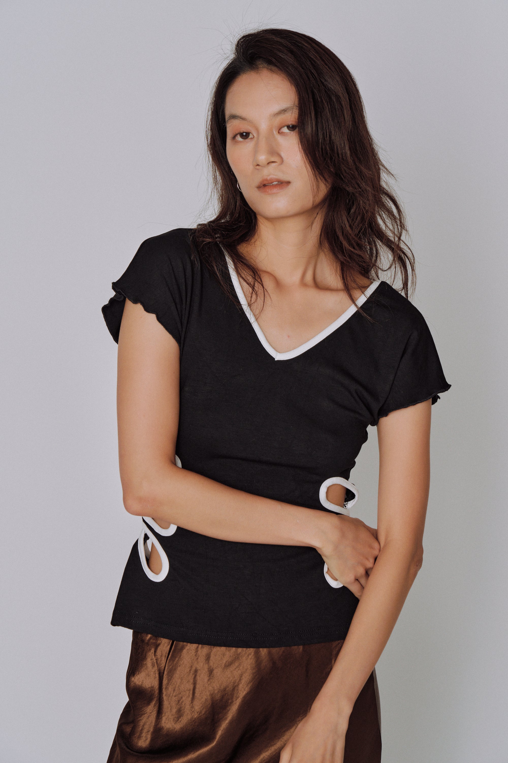 Petal Cut-Out Top