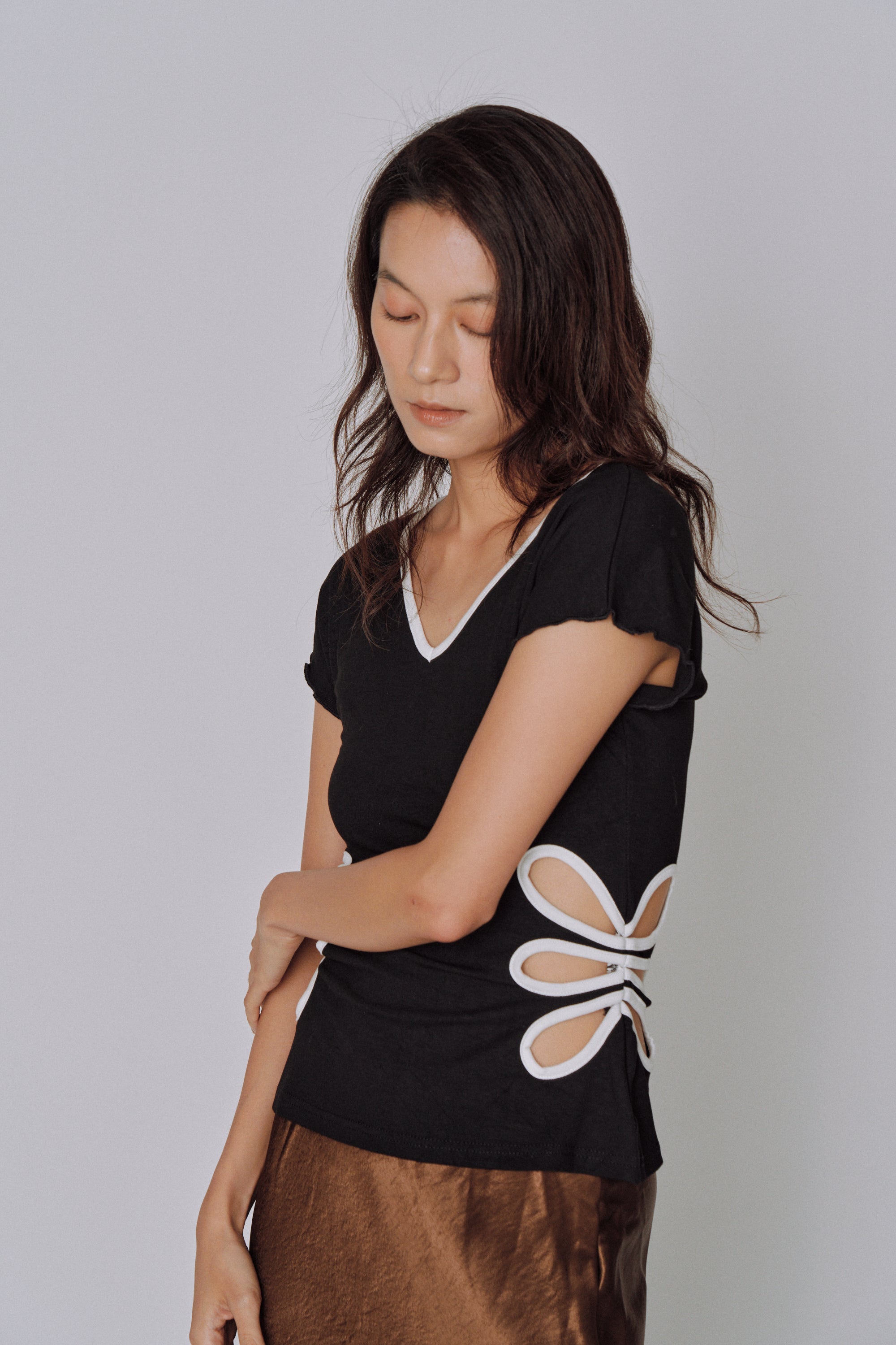 Petal Cut-Out Top