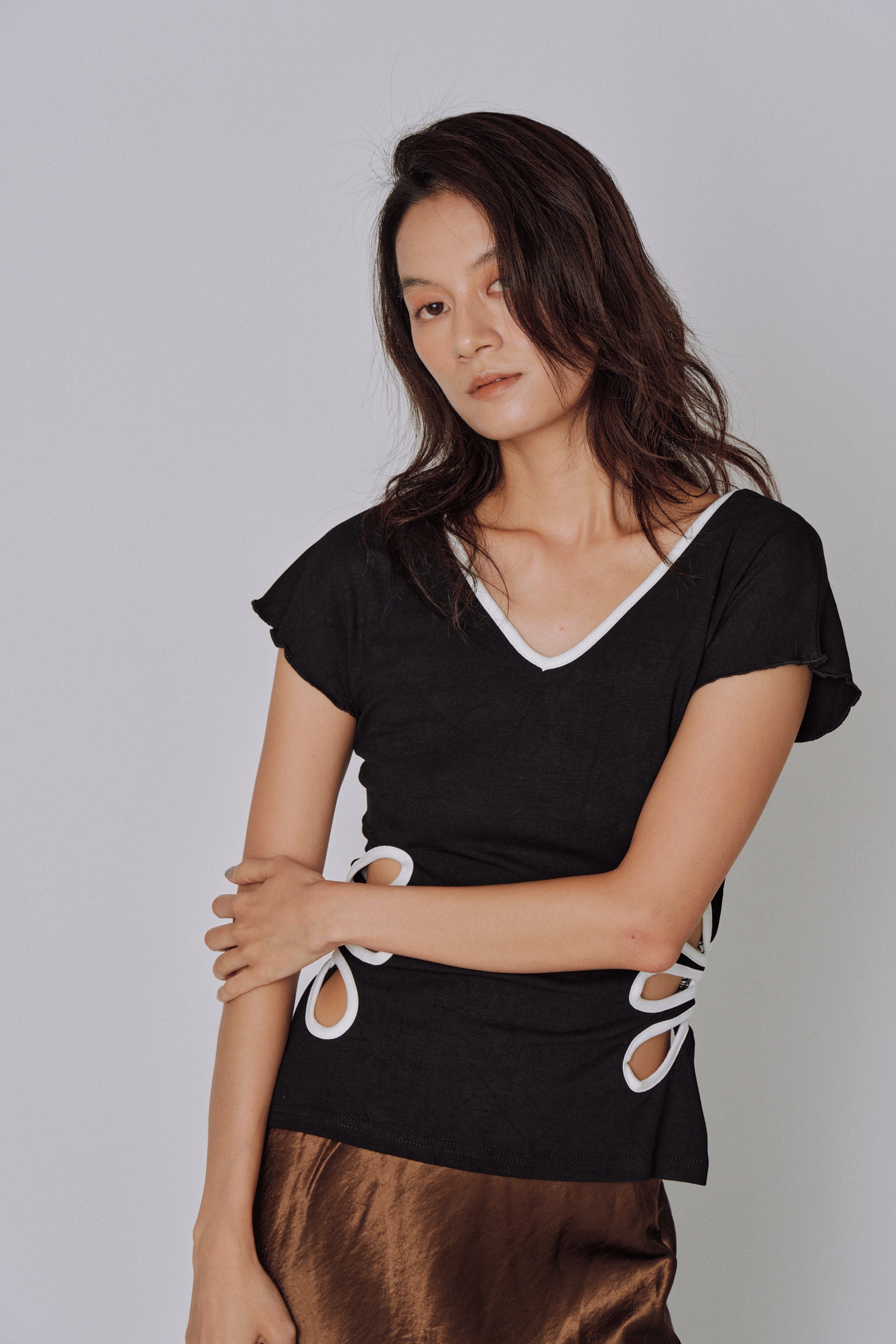 Petal Cut-Out Top