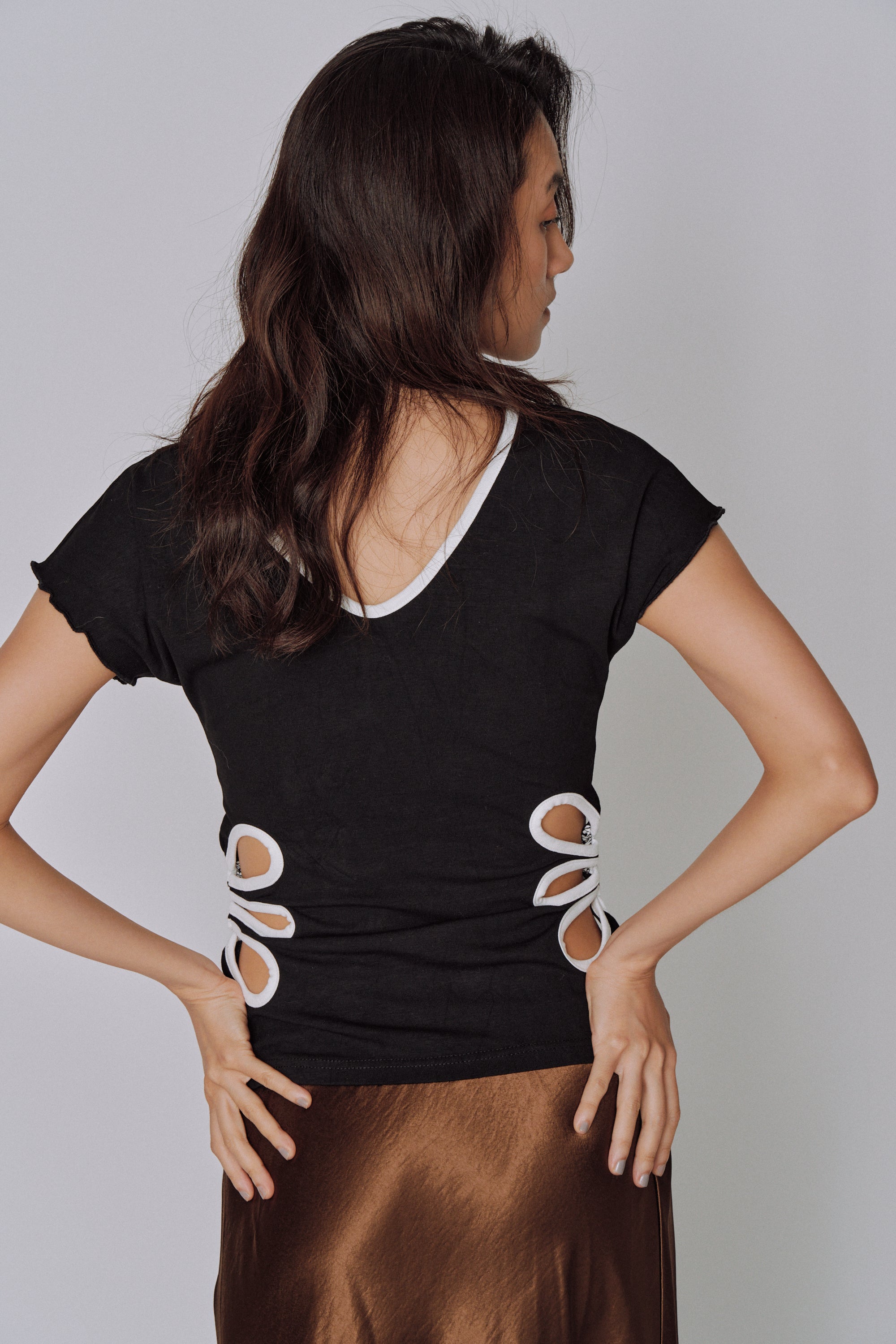 Petal Cut-Out Top