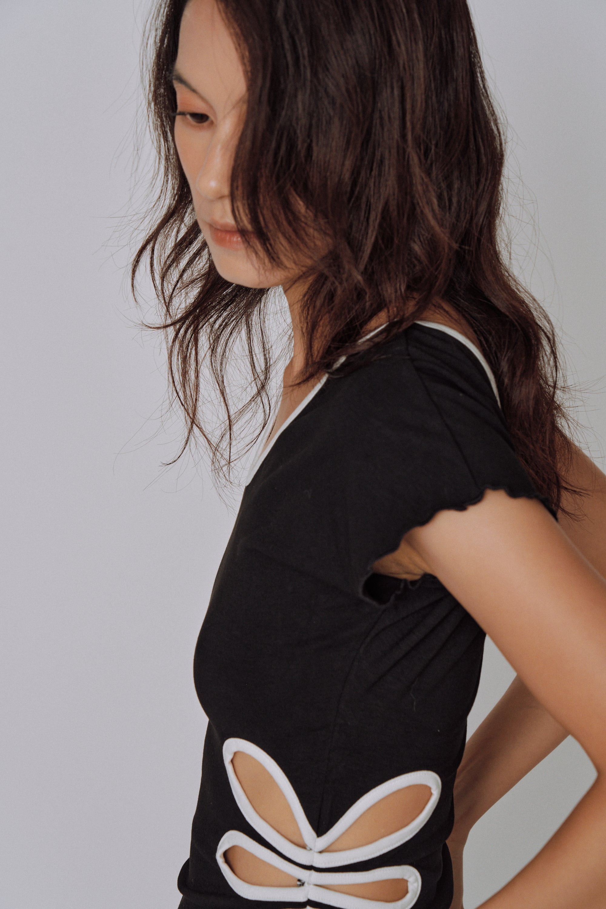 Petal Cut-Out Top