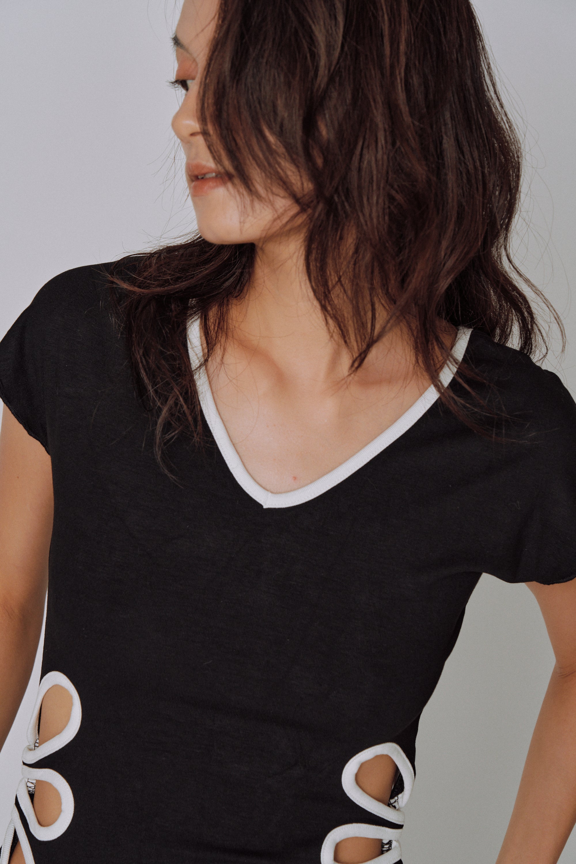 Petal Cut-Out Top
