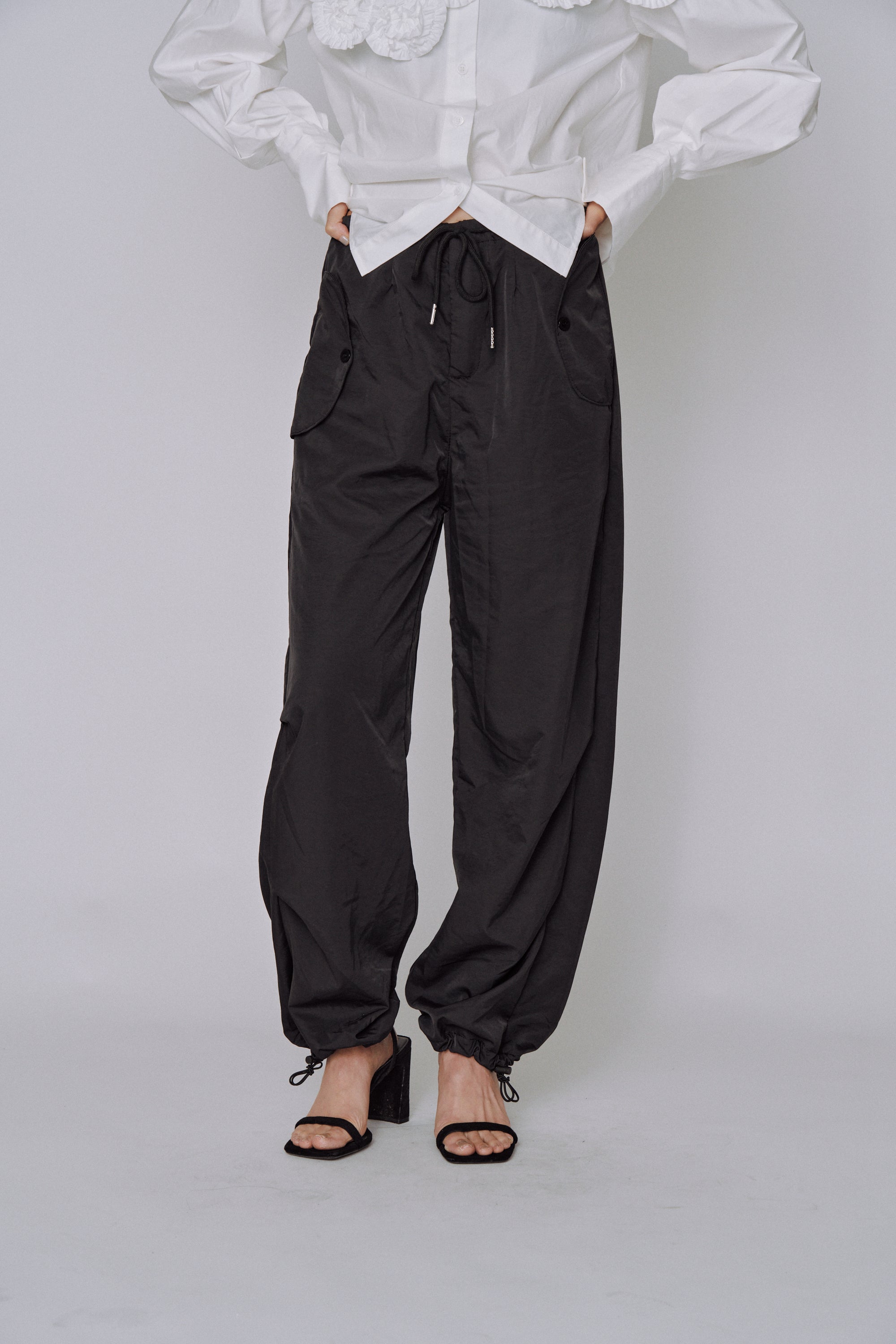 Urban Flow Nylon Cargo Pants