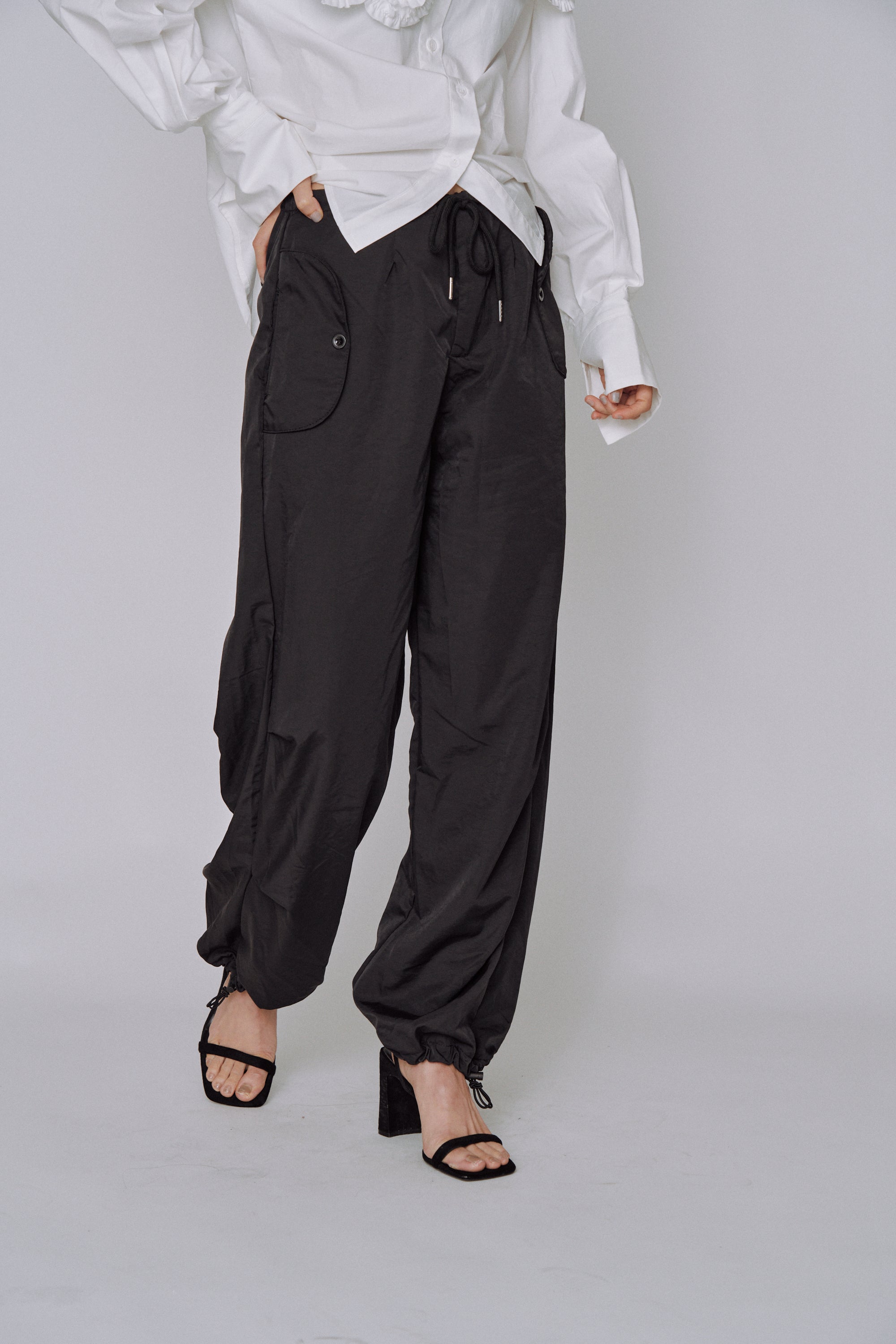 Urban Flow Nylon Cargo Pants