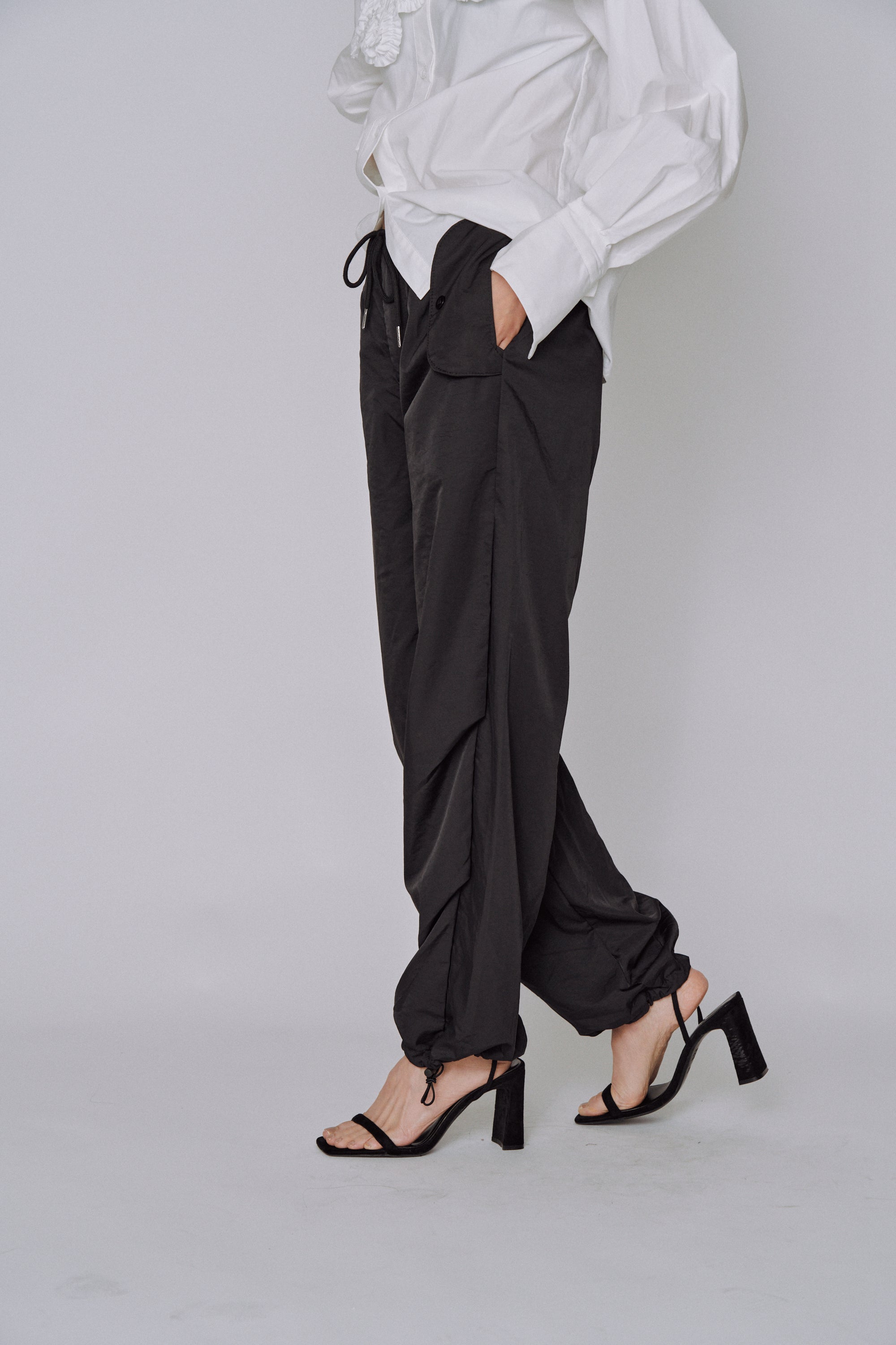 Urban Flow Nylon Cargo Pants