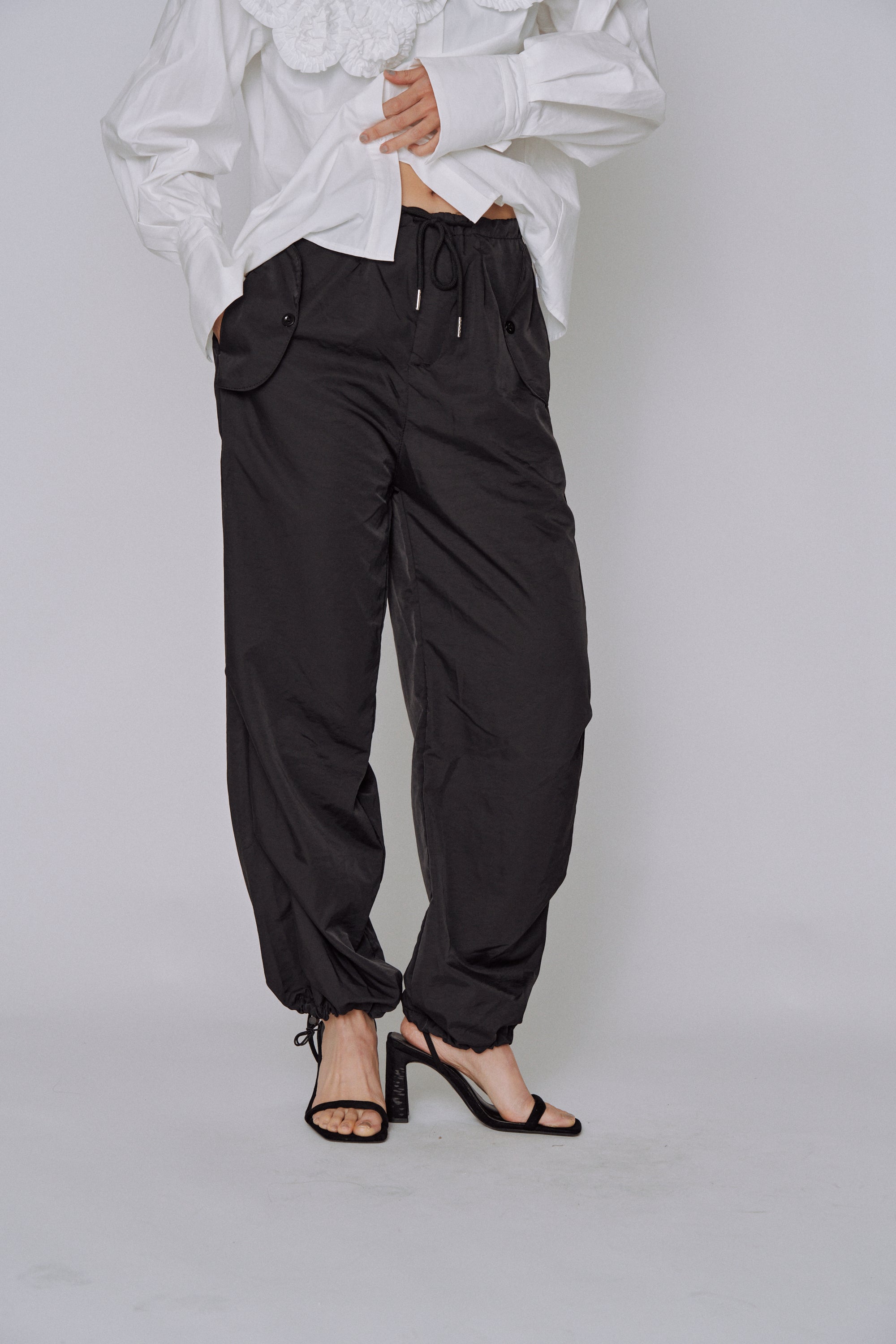 Urban Flow Nylon Cargo Pants