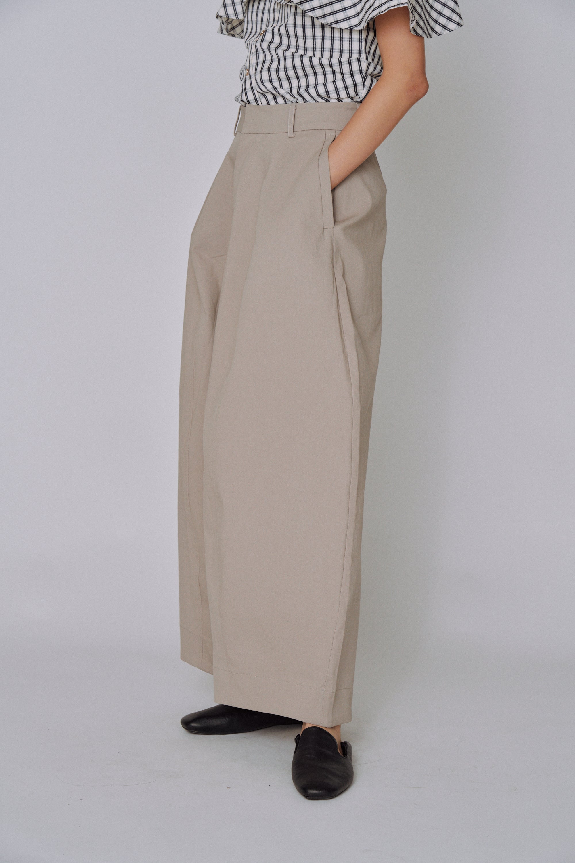 Volume Tailored Wide Pants