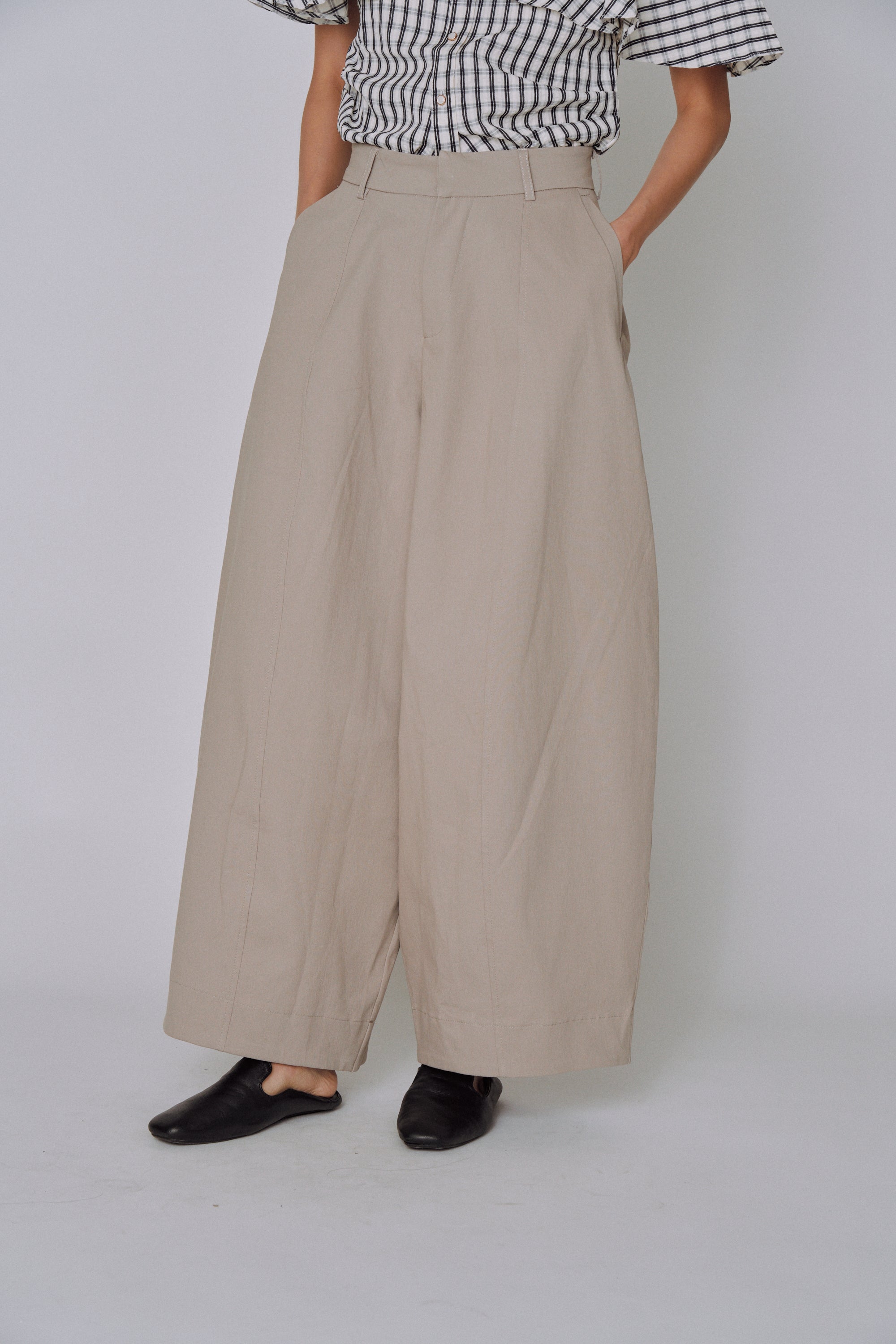 Volume Tailored Wide Pants