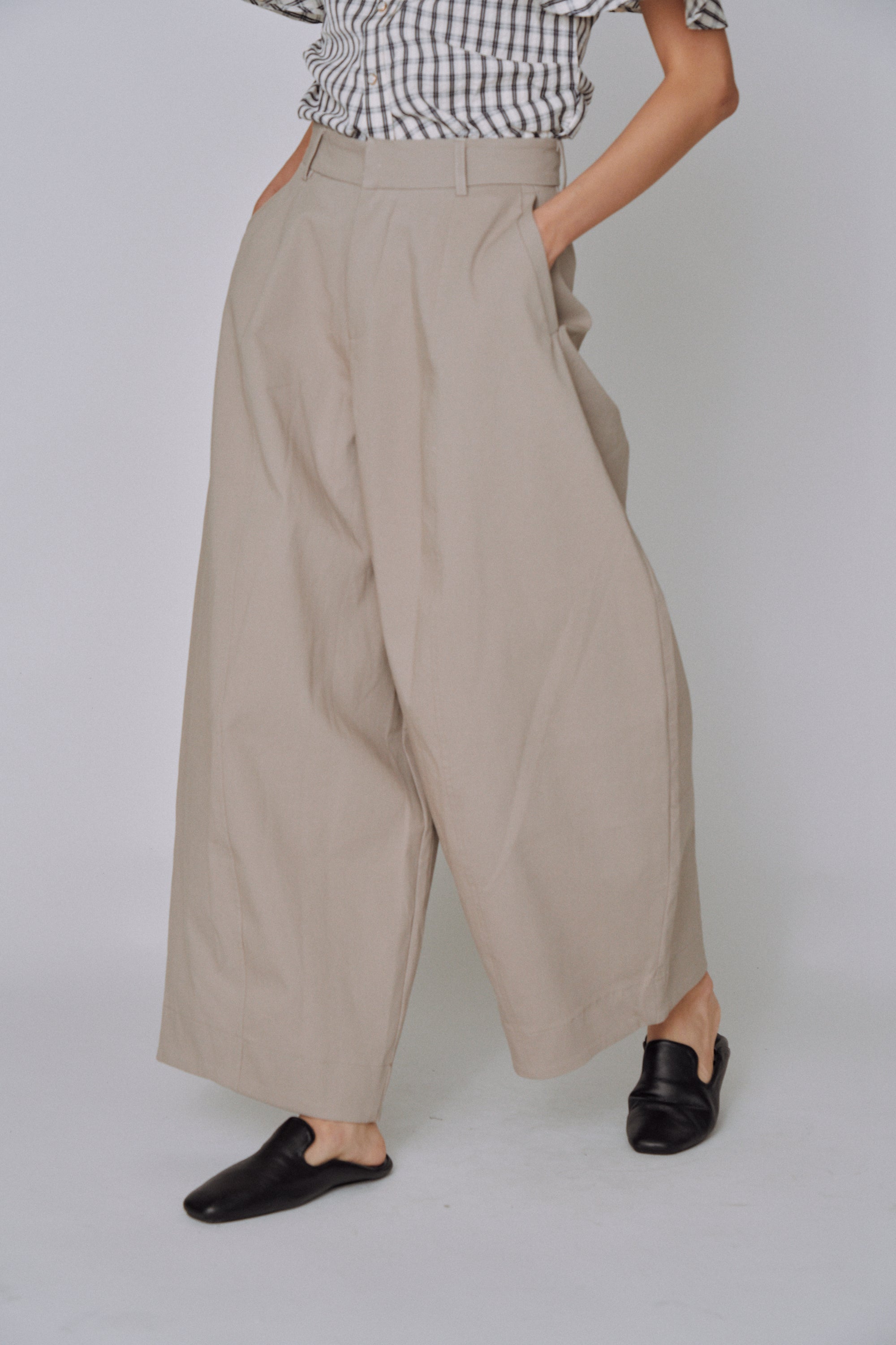 Volume Tailored Wide Pants