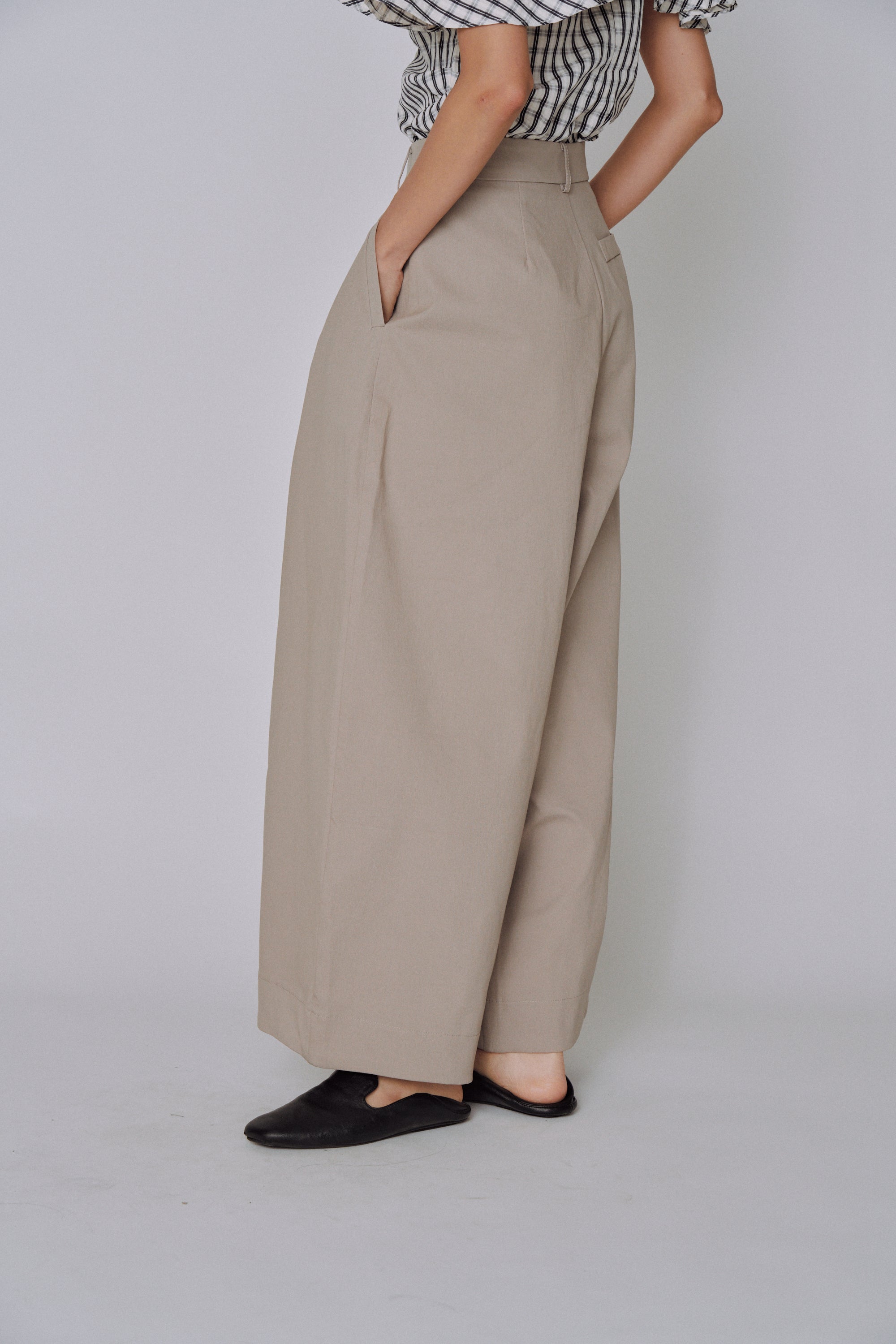 Volume Tailored Wide Pants