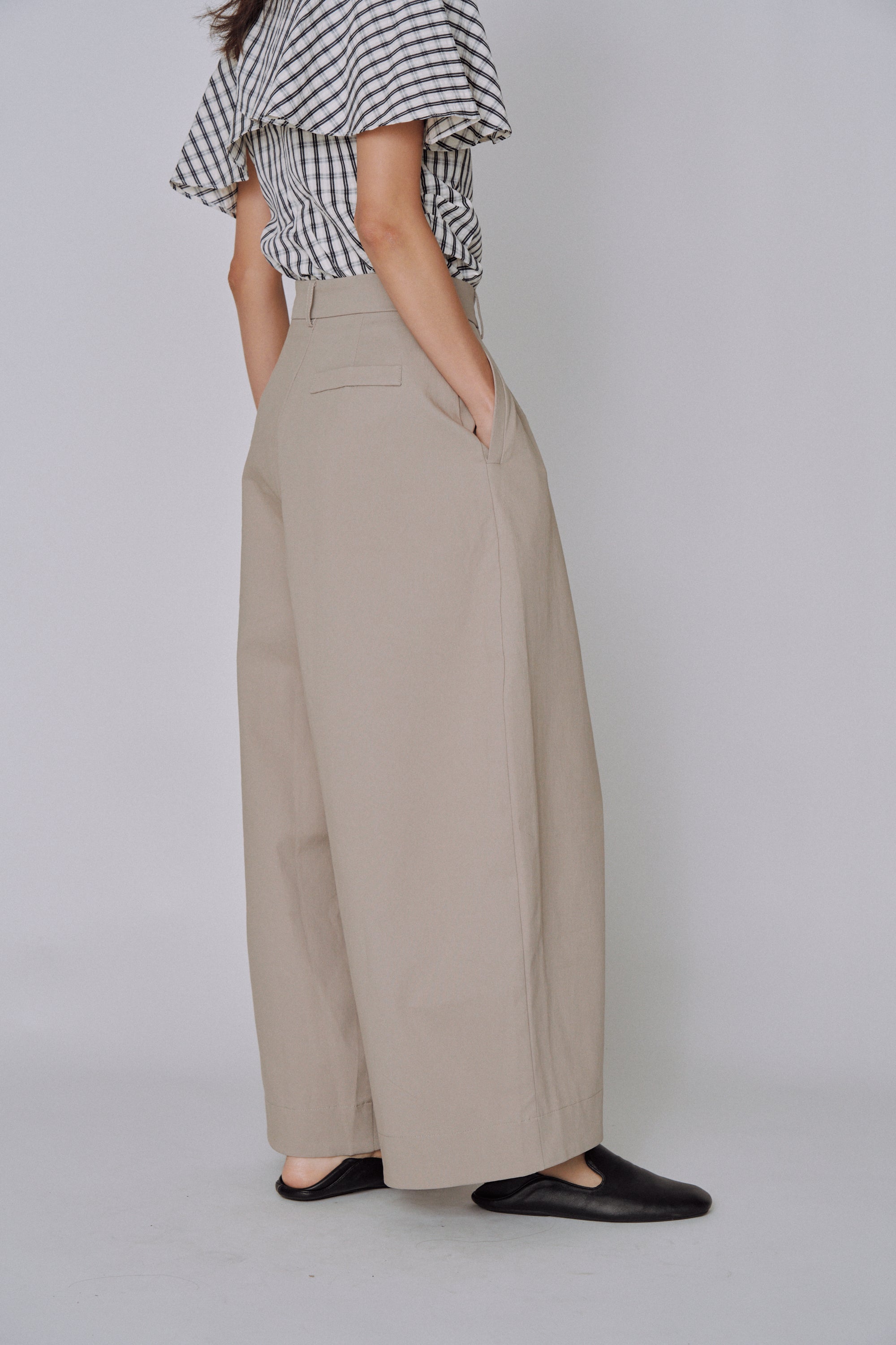 Volume Tailored Wide Pants
