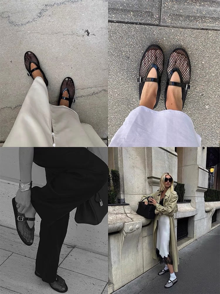 Lattice Buckle Flats