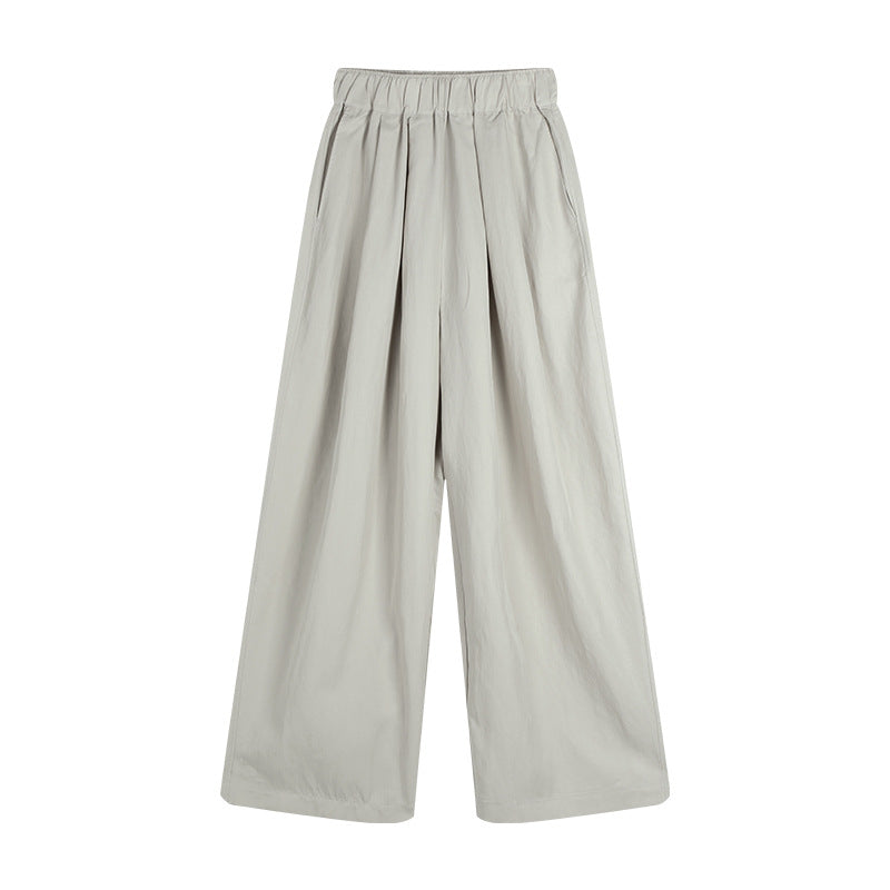 Airy Texture Wide Pants