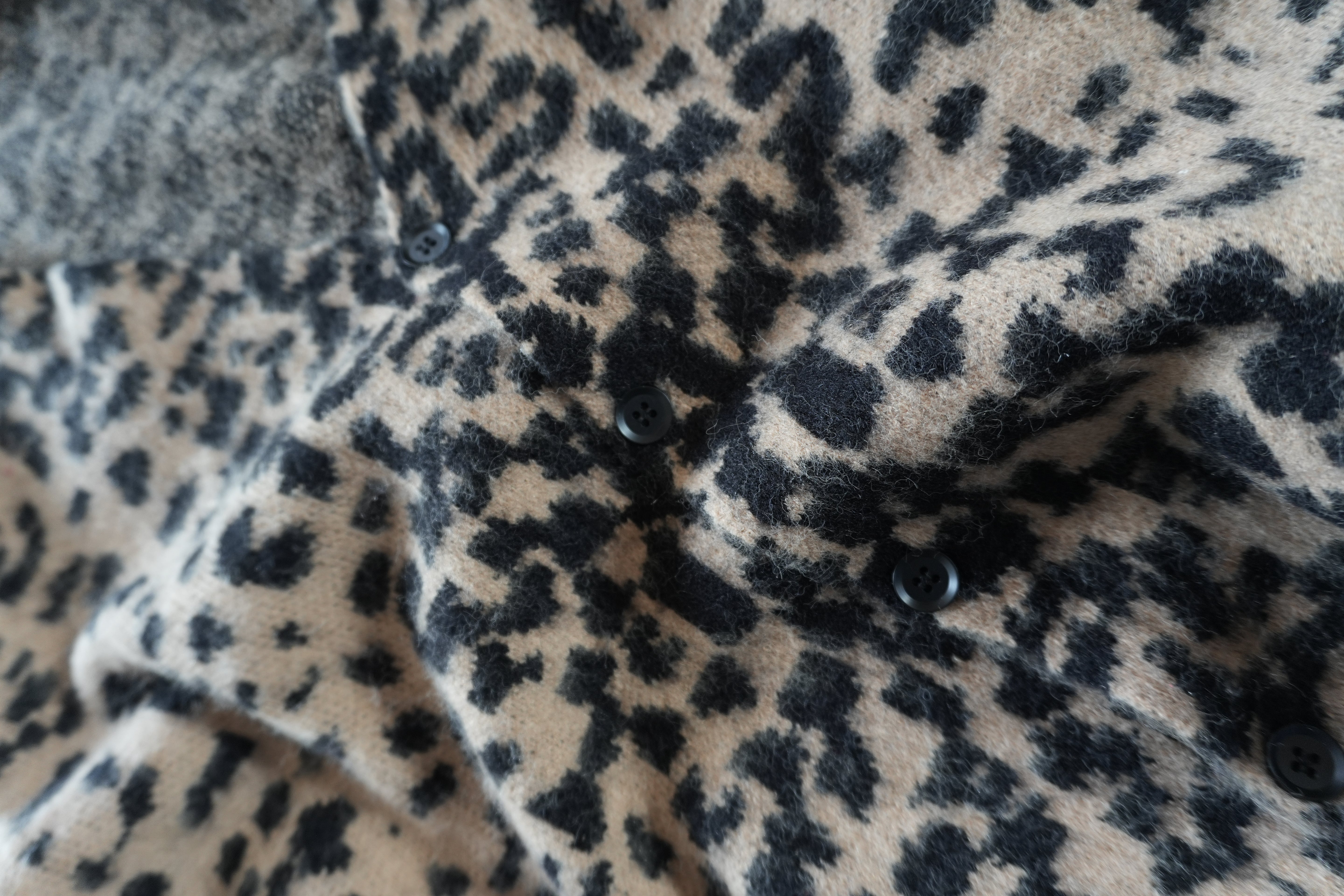 Urban Leopard Jacquard Cardigan