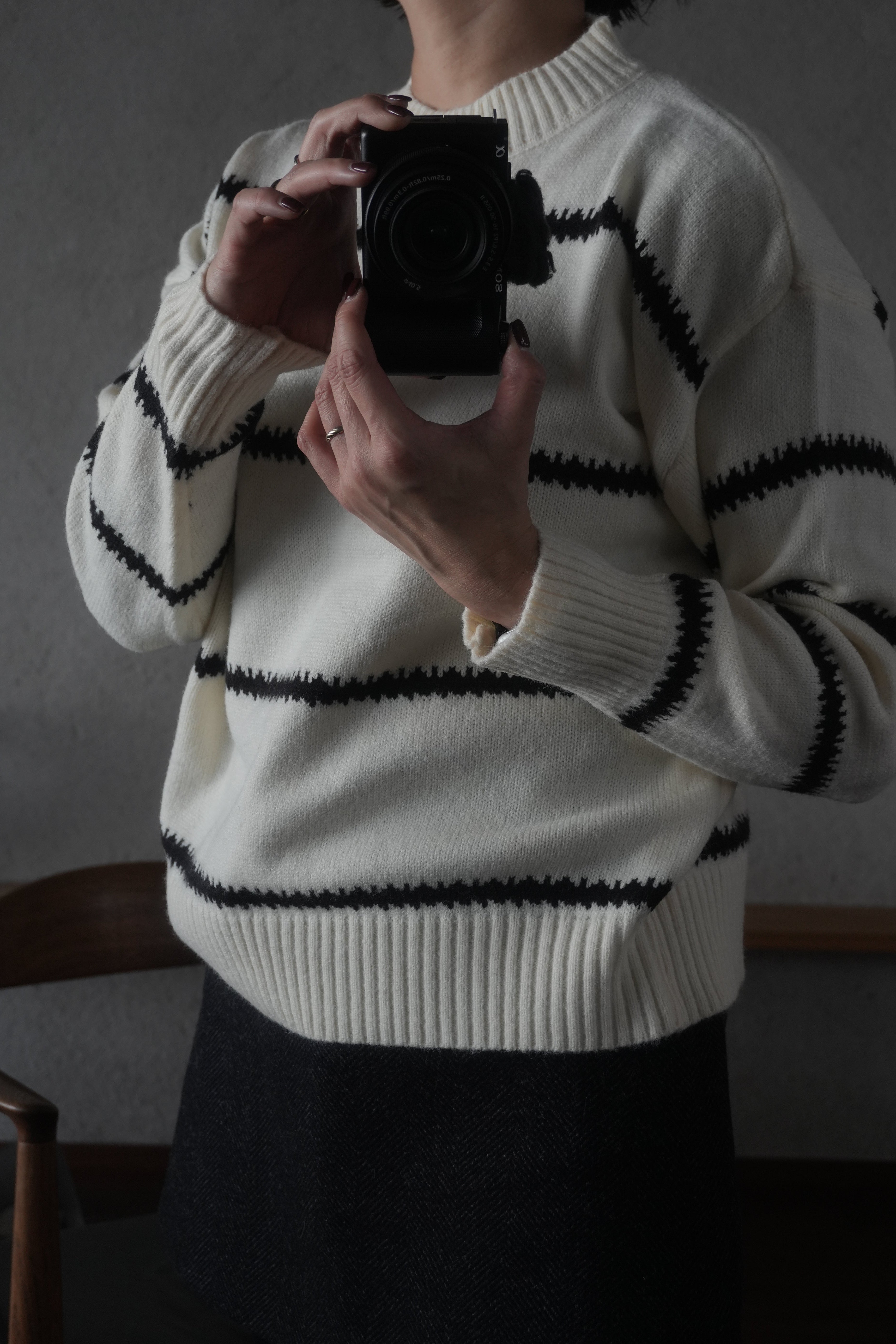 Stitch Line Knit Sweater