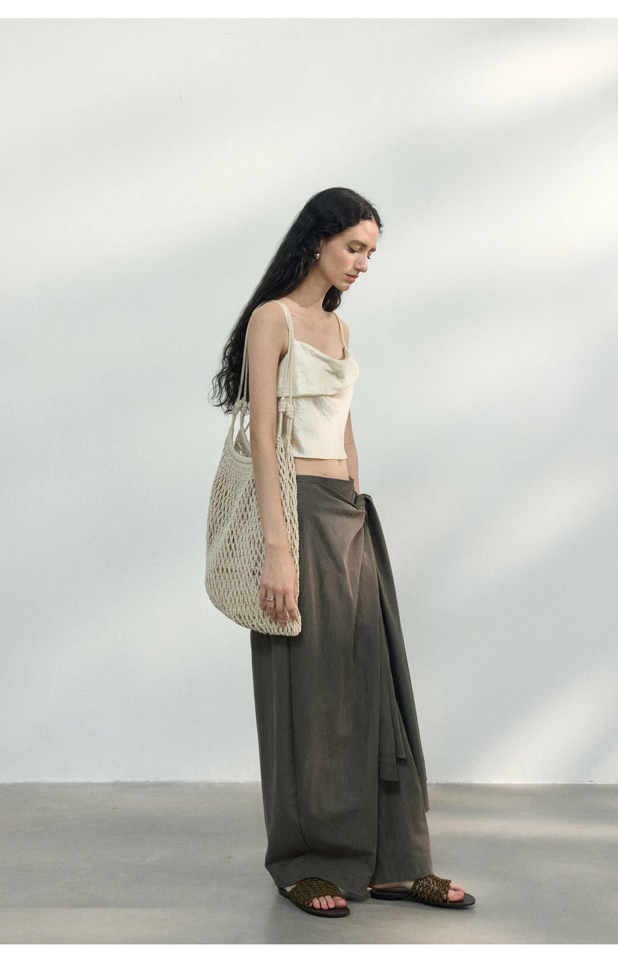 Drape Wrap Trousers